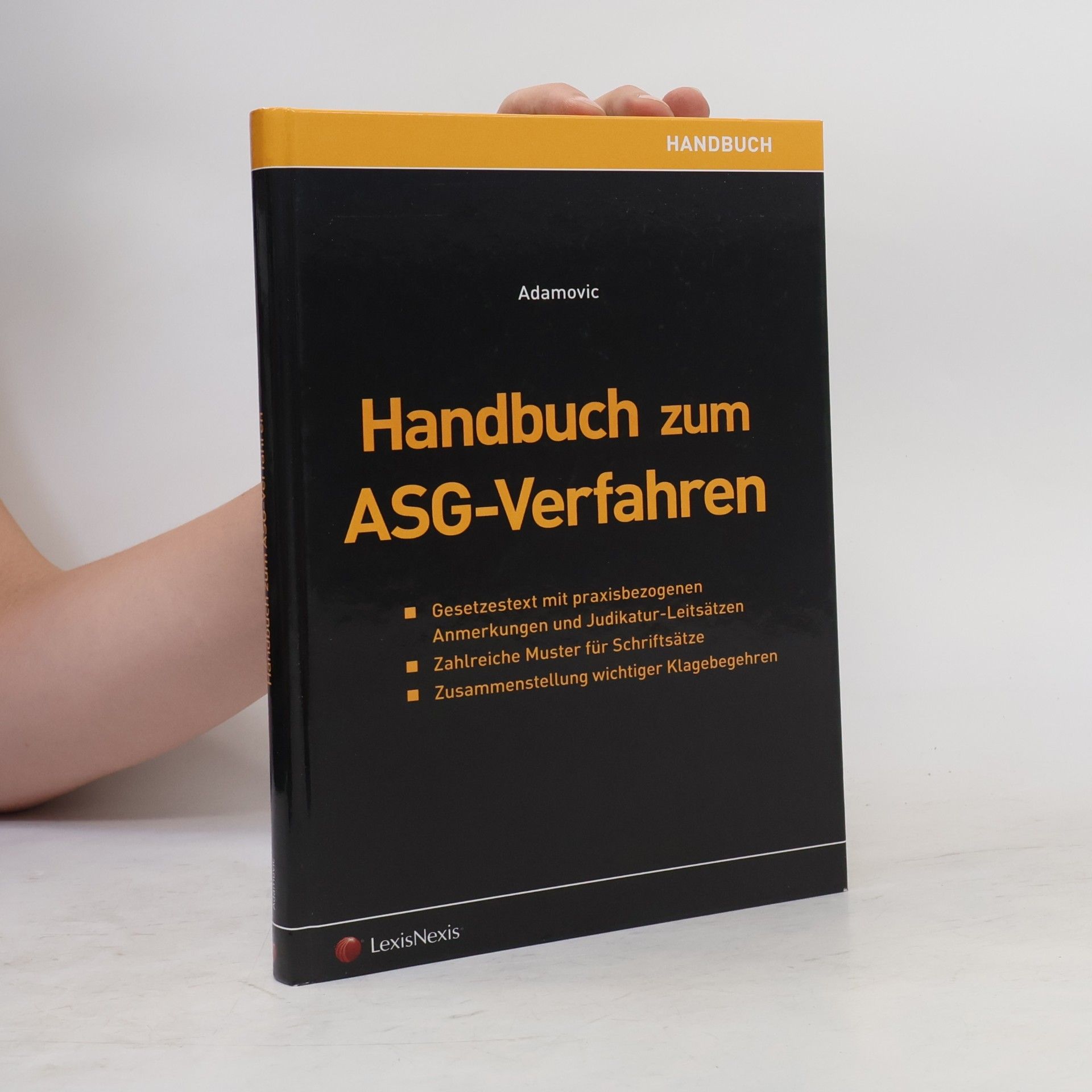 Franz M. Adamovic Handbuch zum ASG-Verfahren