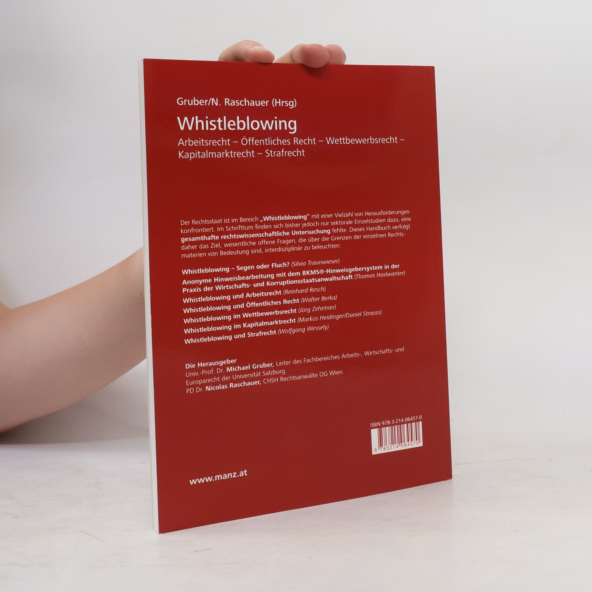 Nicolas Raschauer Whistleblowing
