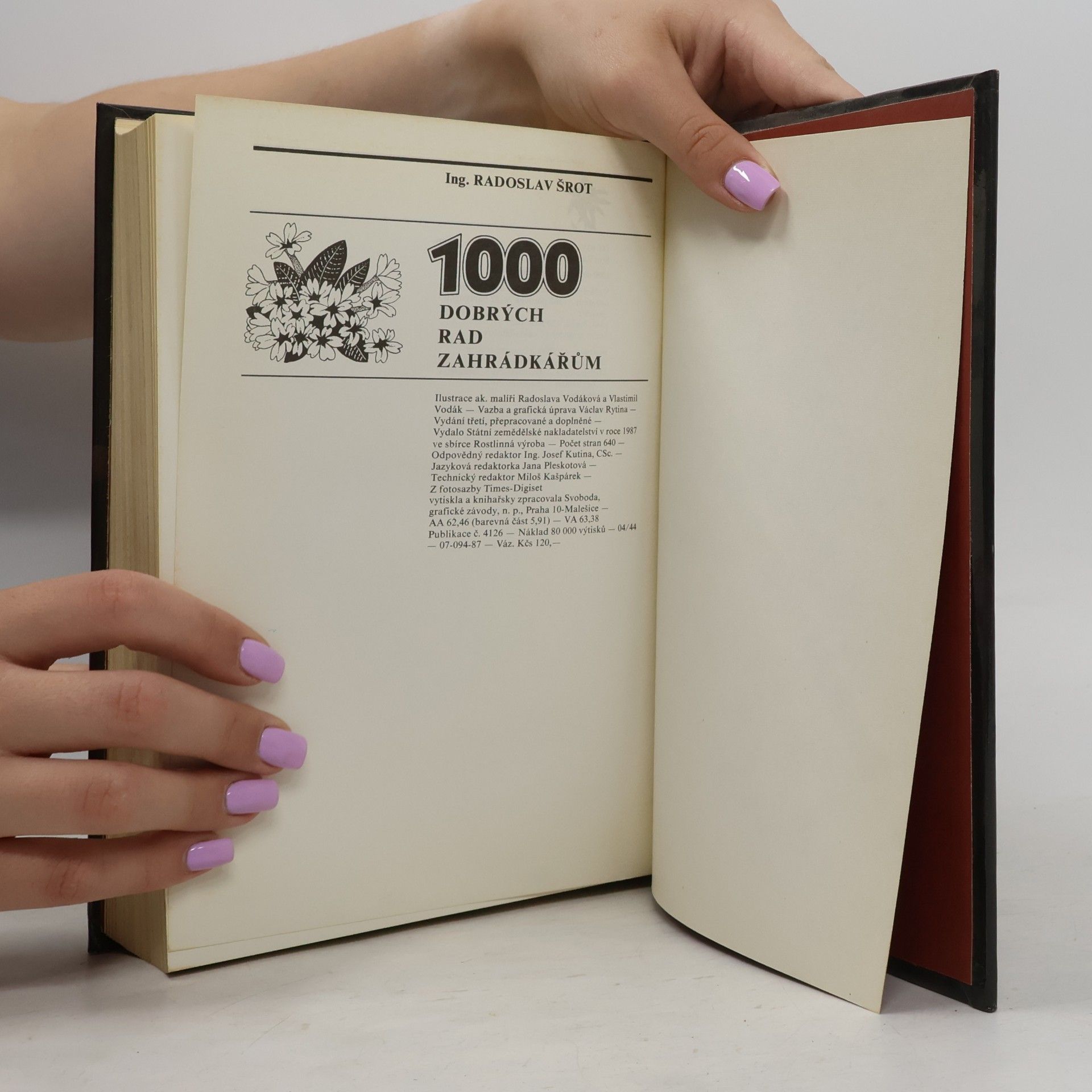 Radoslav Šrot 1000 dobrých rad zahrádkářům