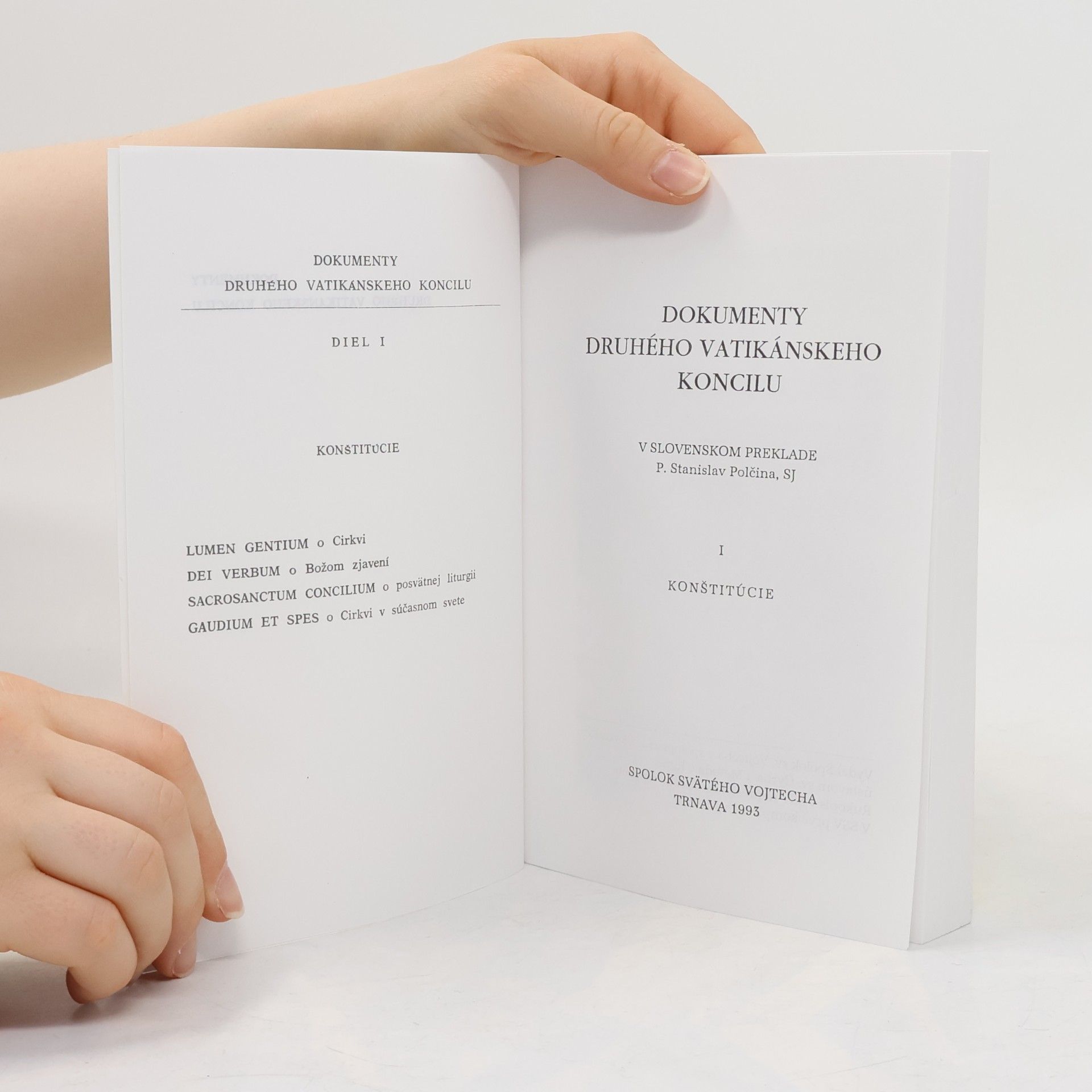 Collectif d'auteurs Dokumenty Druhého vatikánského koncilu I