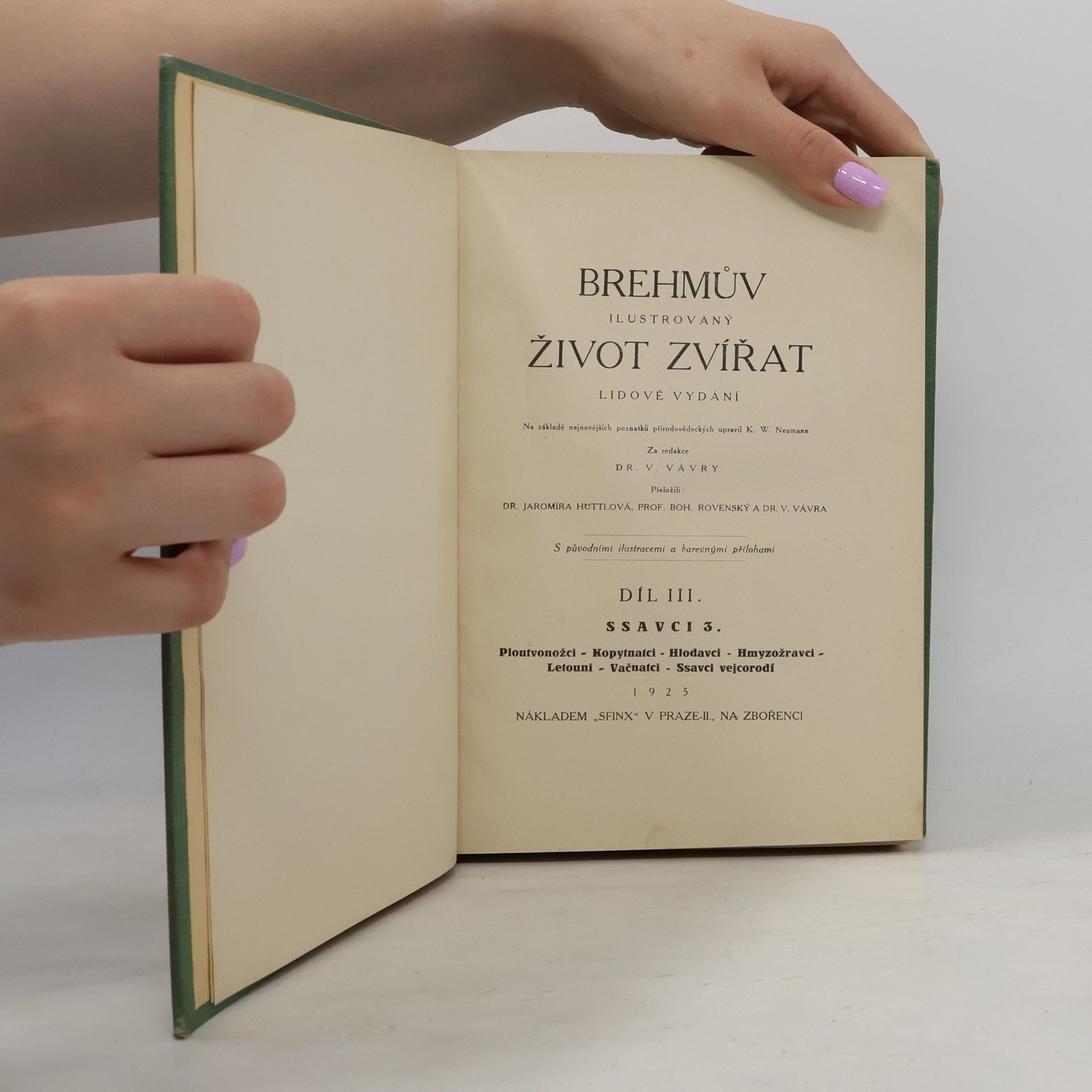 Alfred Edmund Brehm Brehmův ilustrovaný Život zvířat III. Ssavci 3