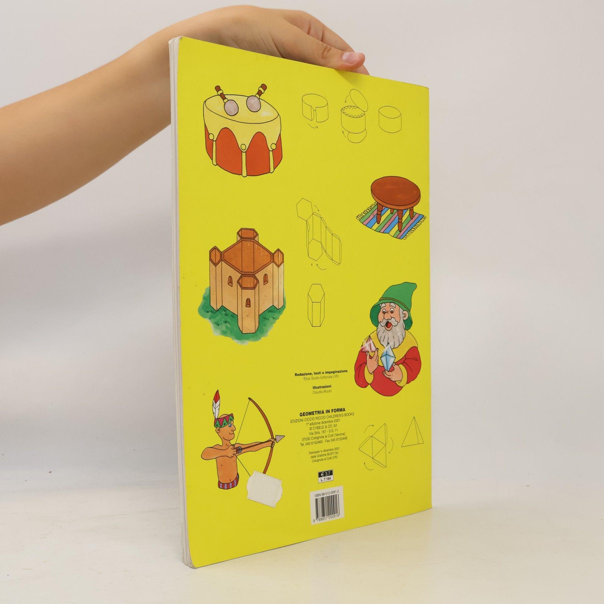 Ciccio Riccio. Children's books: Geometria in forma