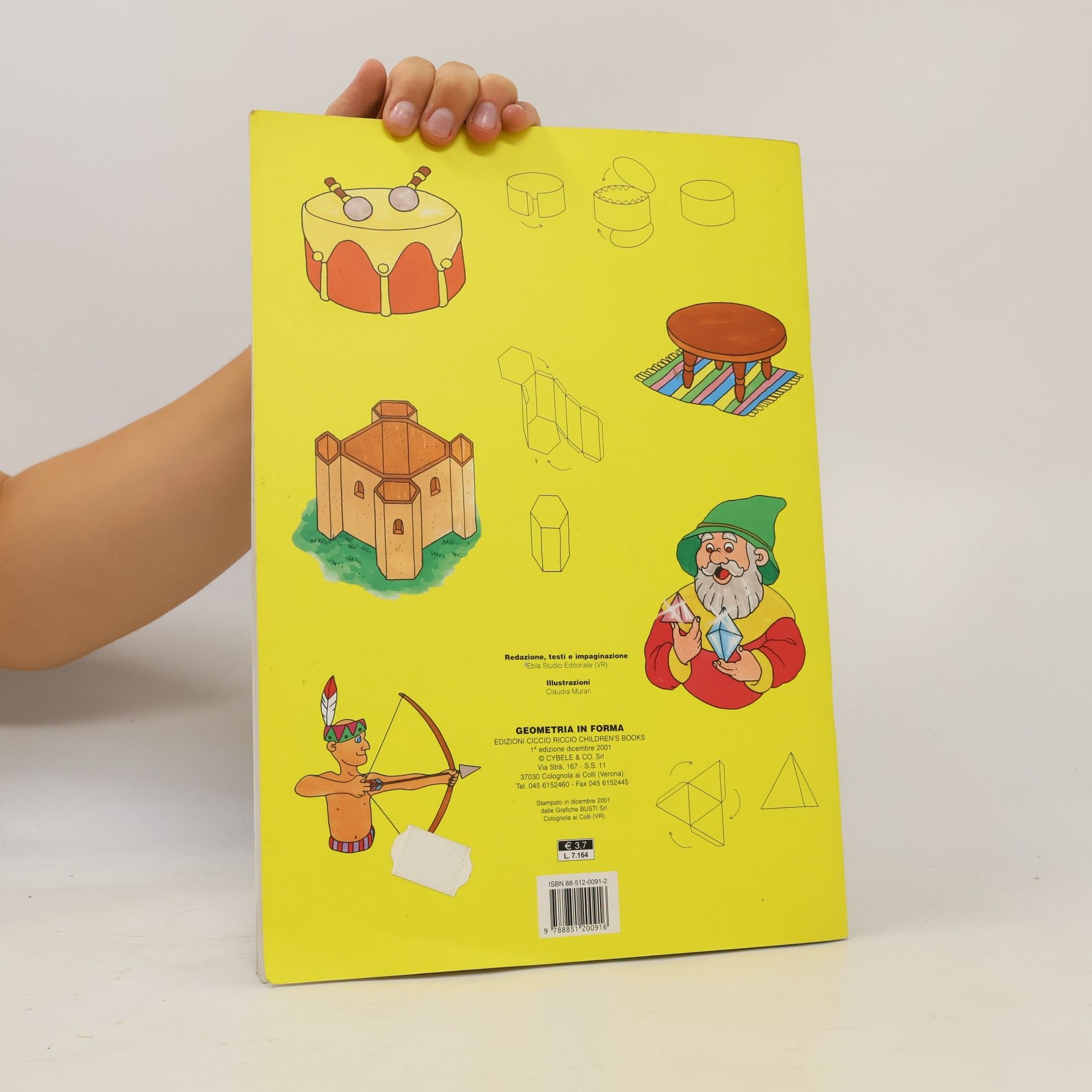 Ciccio Riccio. Children's books: Geometria in forma