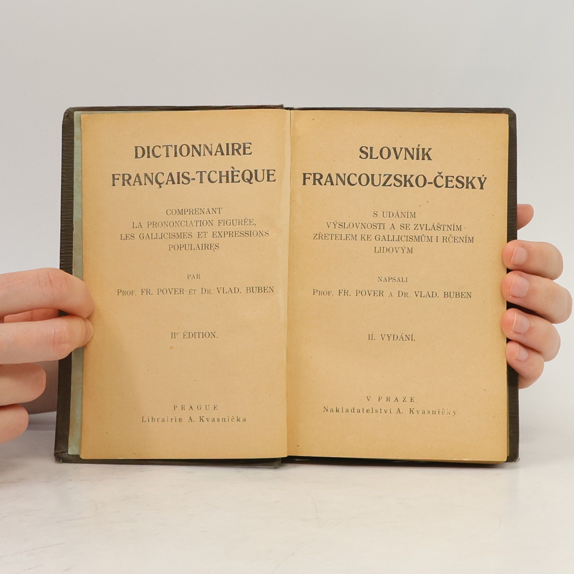 František Pover Slovník francouzsko-český