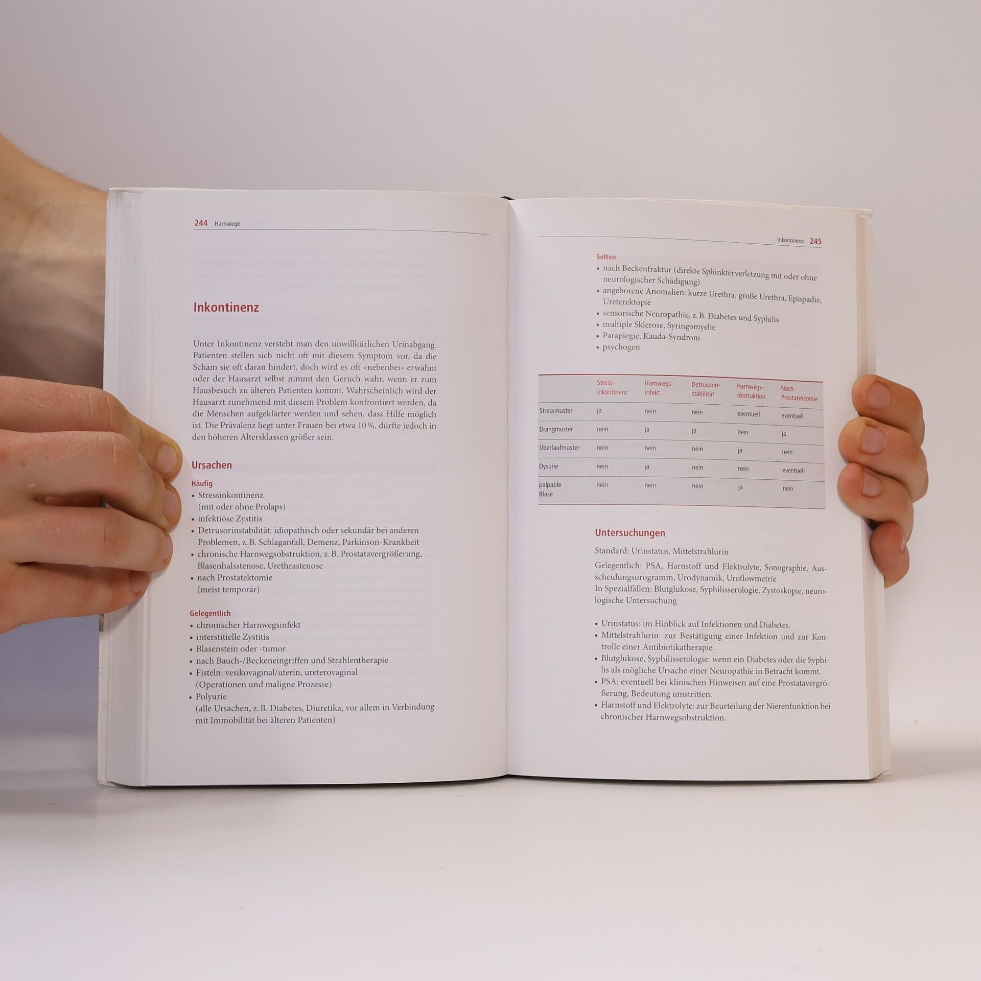 Keith Hopcroft Differenzialdiagnostische Tabellen