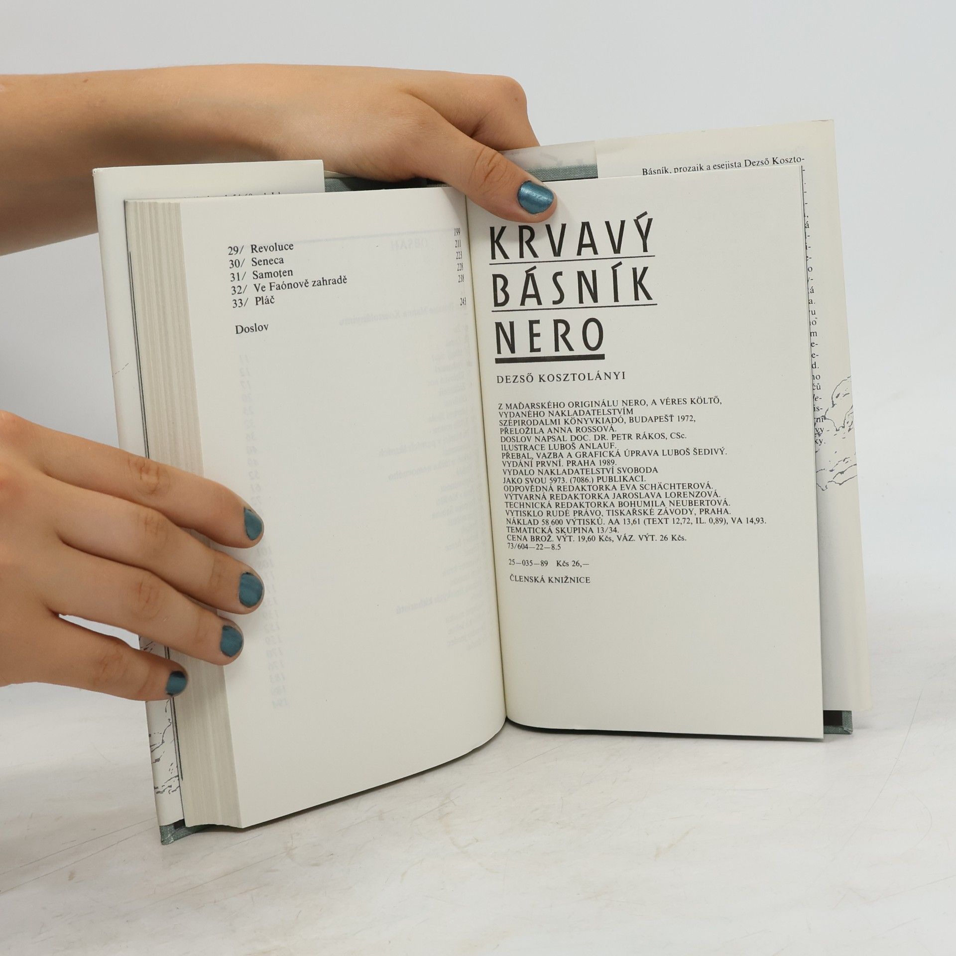 Dezső Kosztolányi Krvavý básník Nero