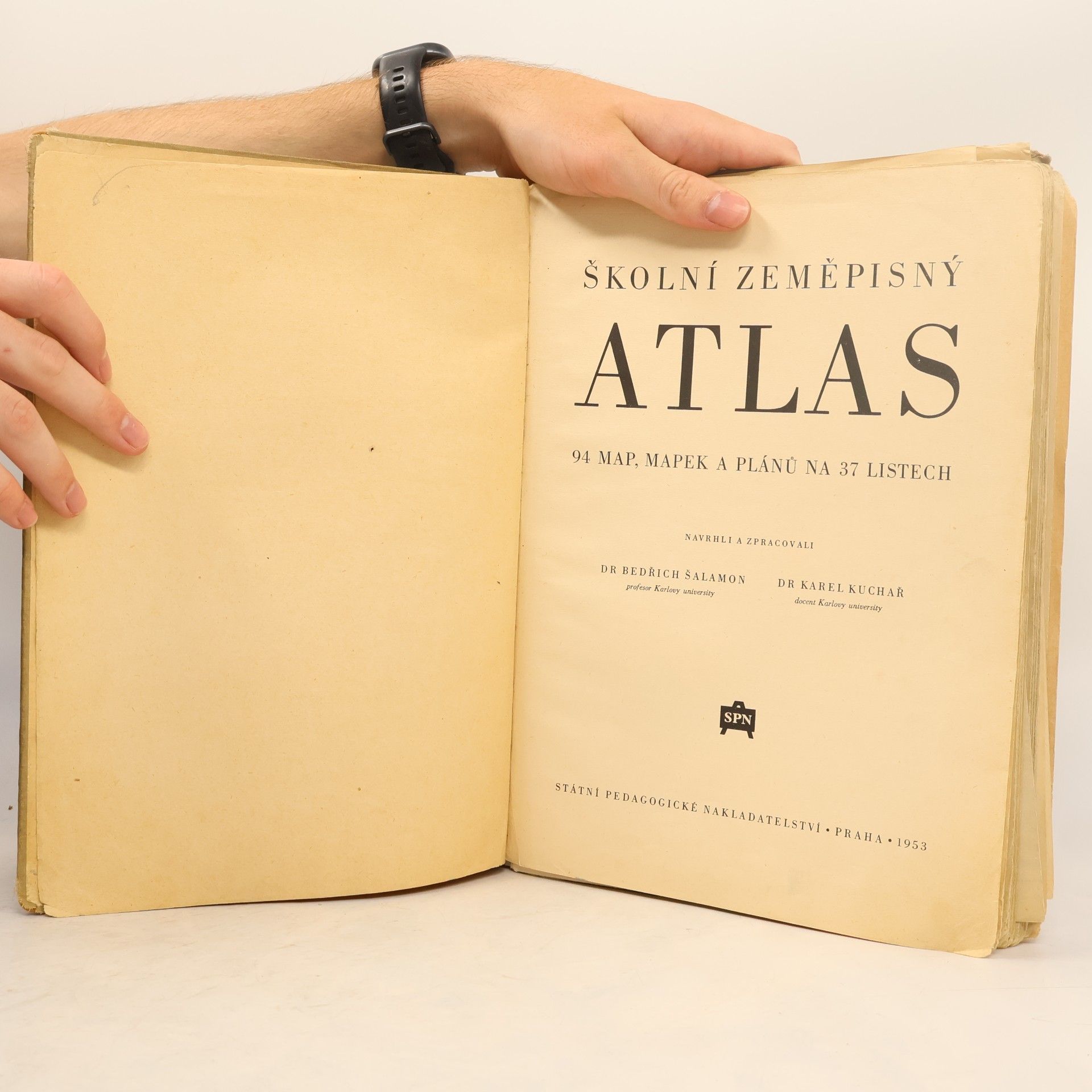Bedřich Šalamon Školní zeměpisný atlas