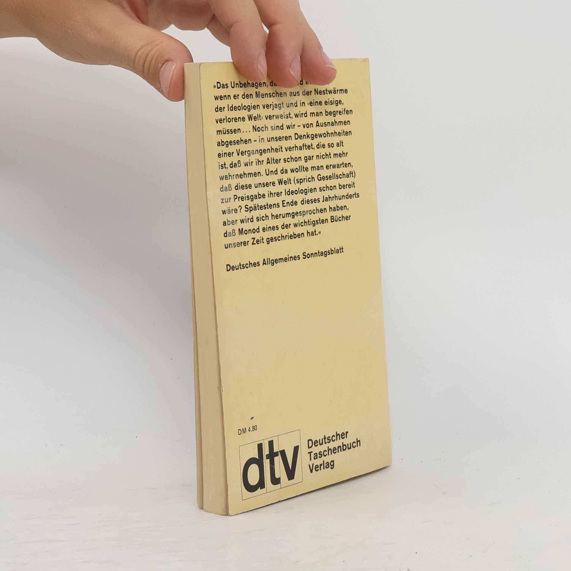 Jacques Monod Zufall und Notwendigkeit