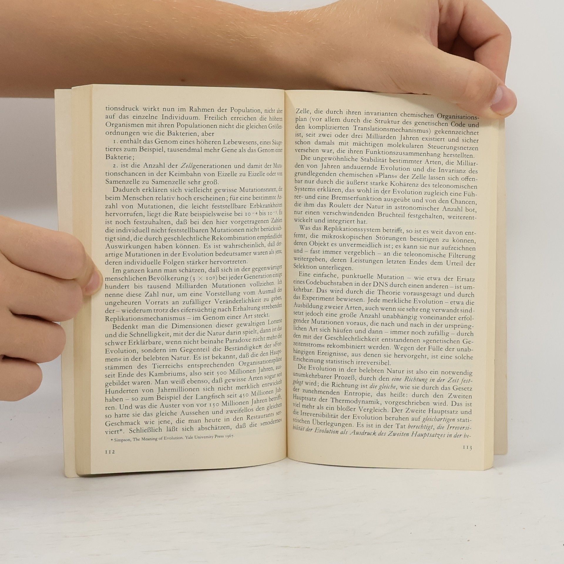 Jacques Monod Zufall und Notwendigkeit