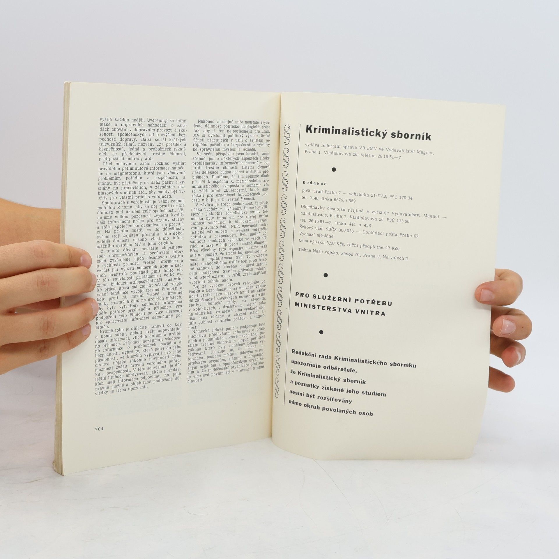 Auteurscollectief Kriminalistický sborník 19