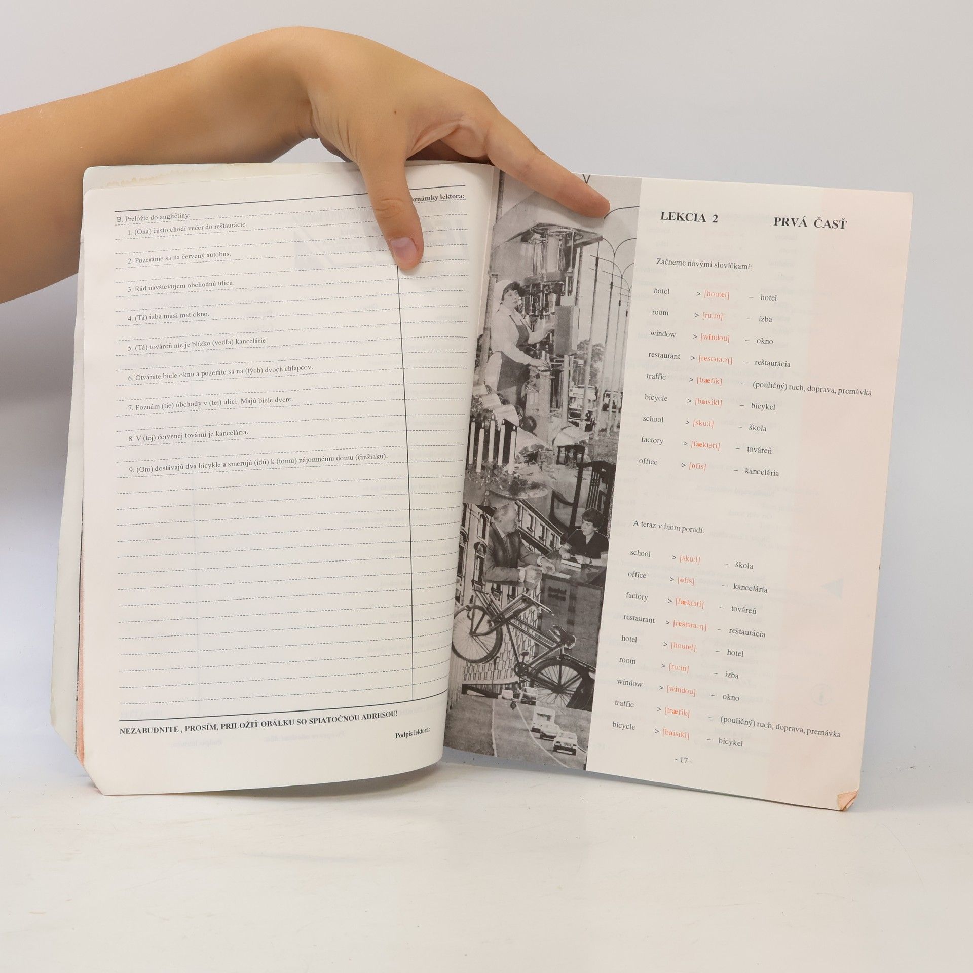 Autorenkollektiv Angličtina pre začiatočníkov. Lekcia 1 a 2