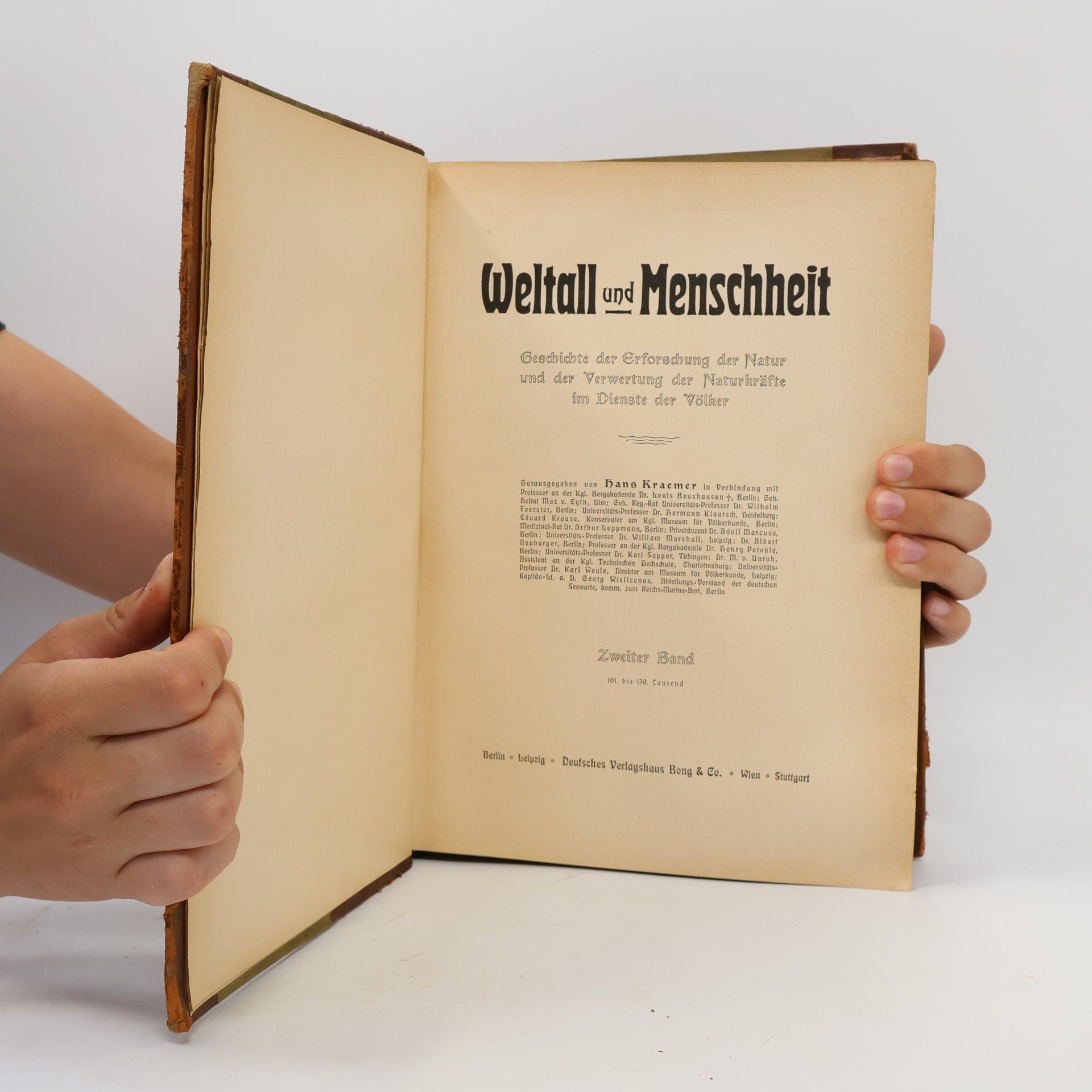 Hans Kraemer Weltall und Menschheit II.