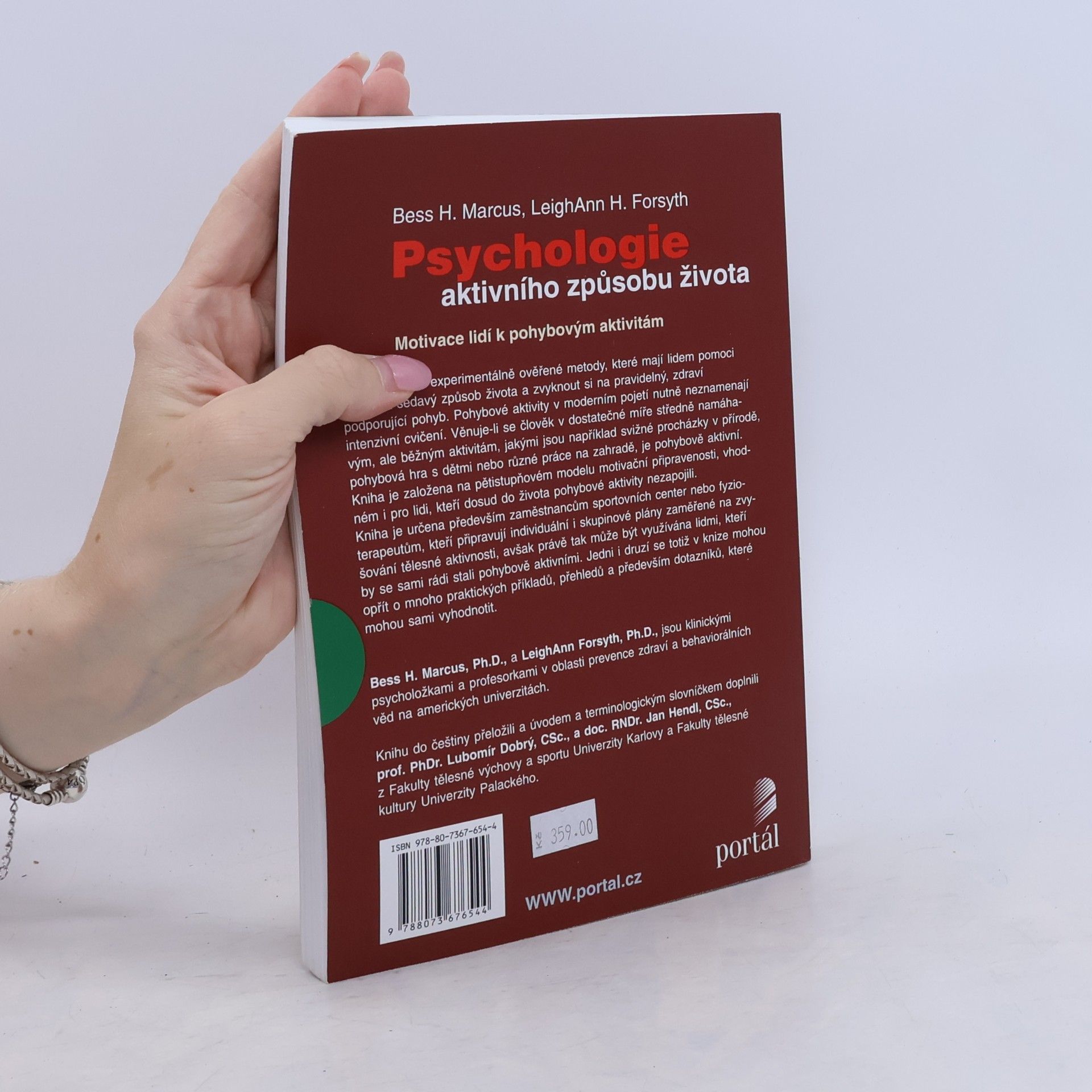 Bess H. Marcus Psychologie aktivního způsobu života