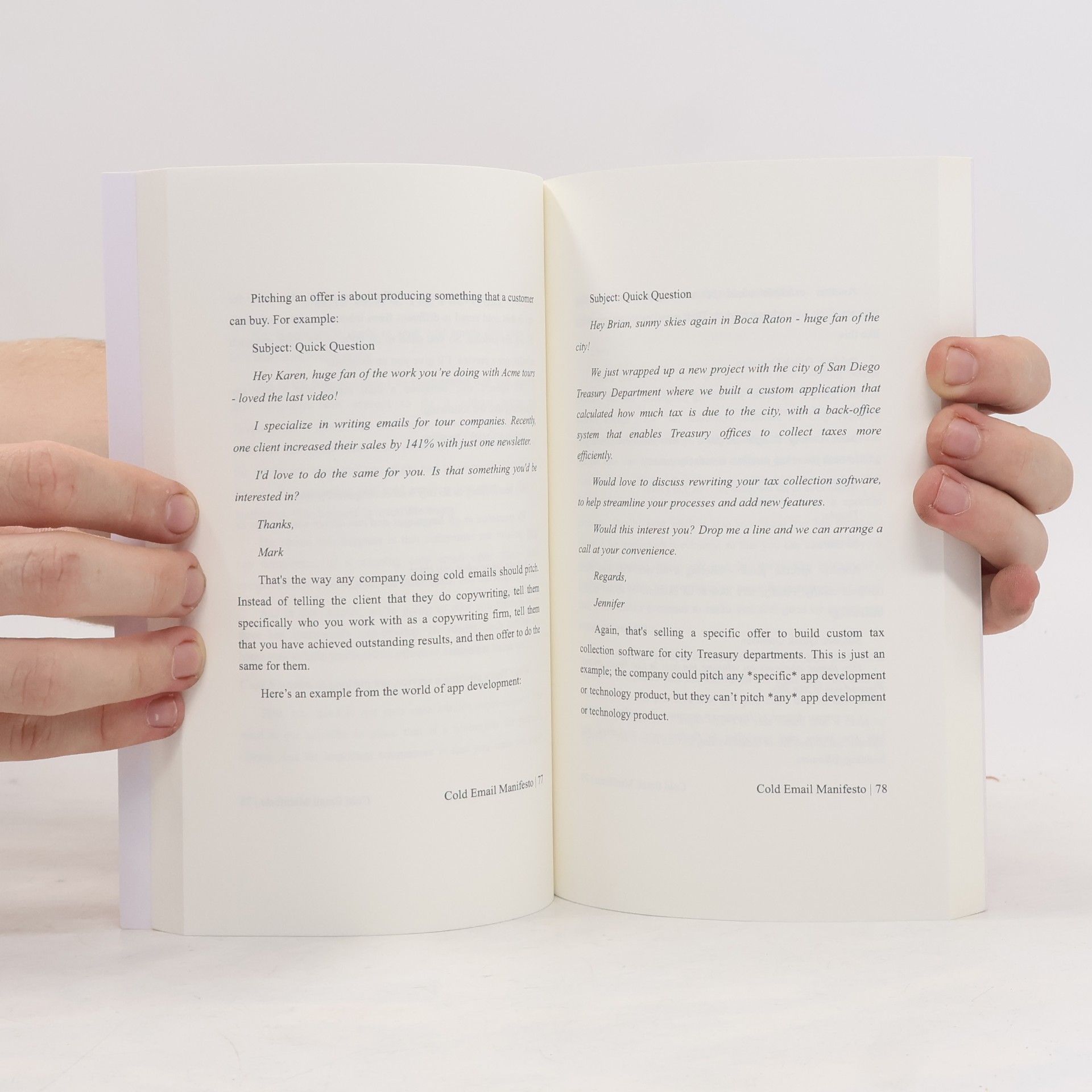 Alex Berman The Cold Email Manifesto