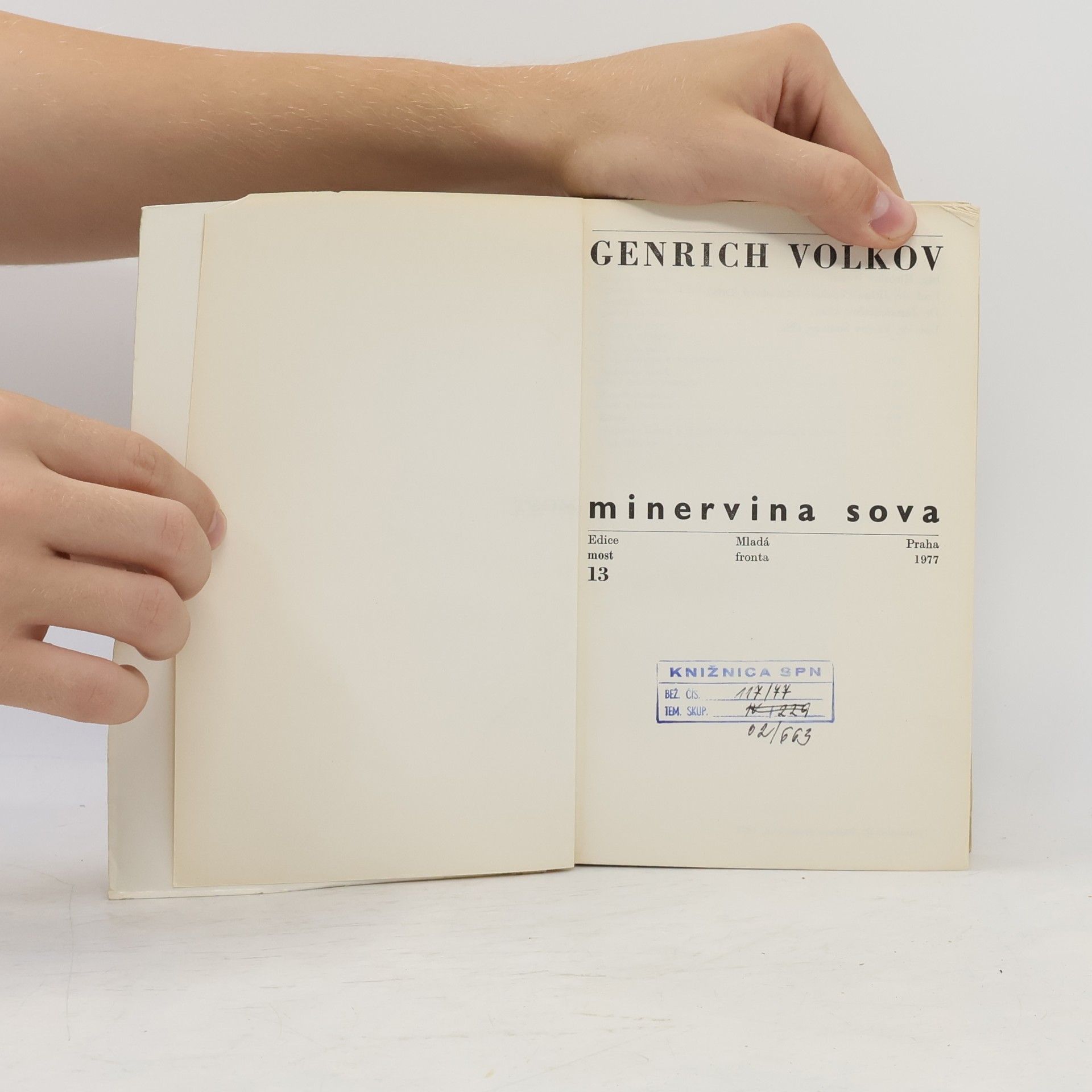 Genrich Volkov Minervina sova