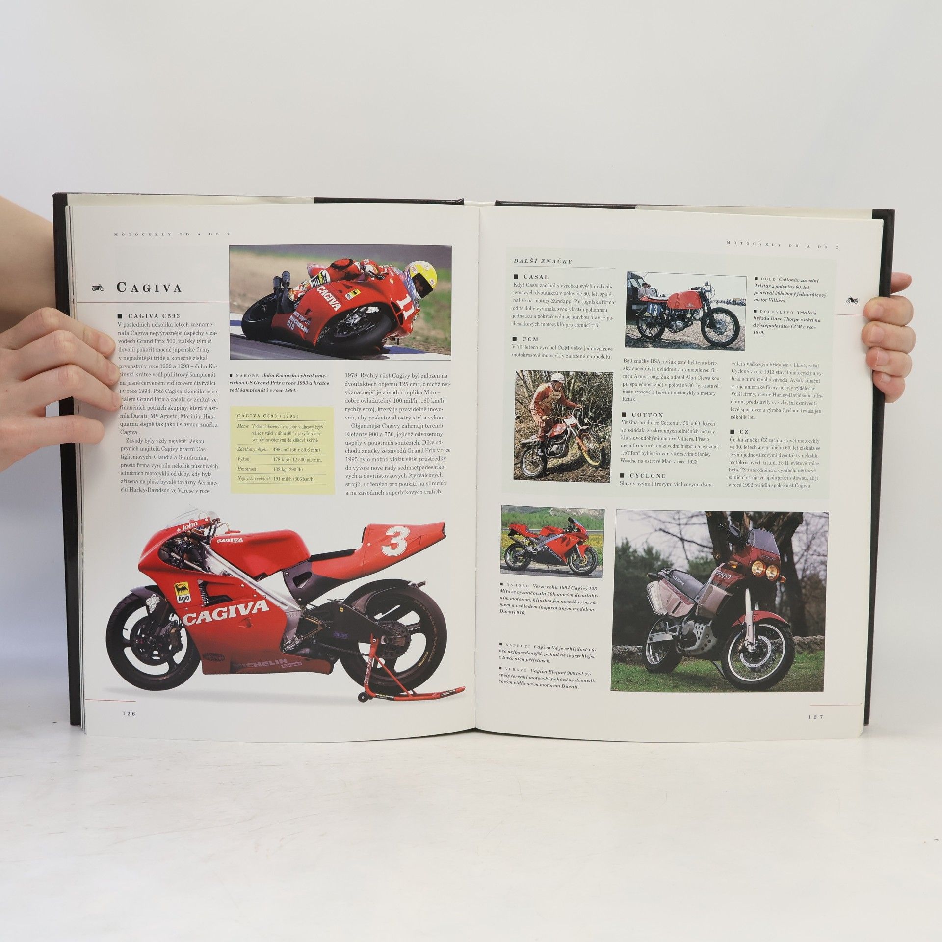 Roland Brown Encyklopedie motocyklů : kompletní kniha o motocyklech a jejich jezdcích