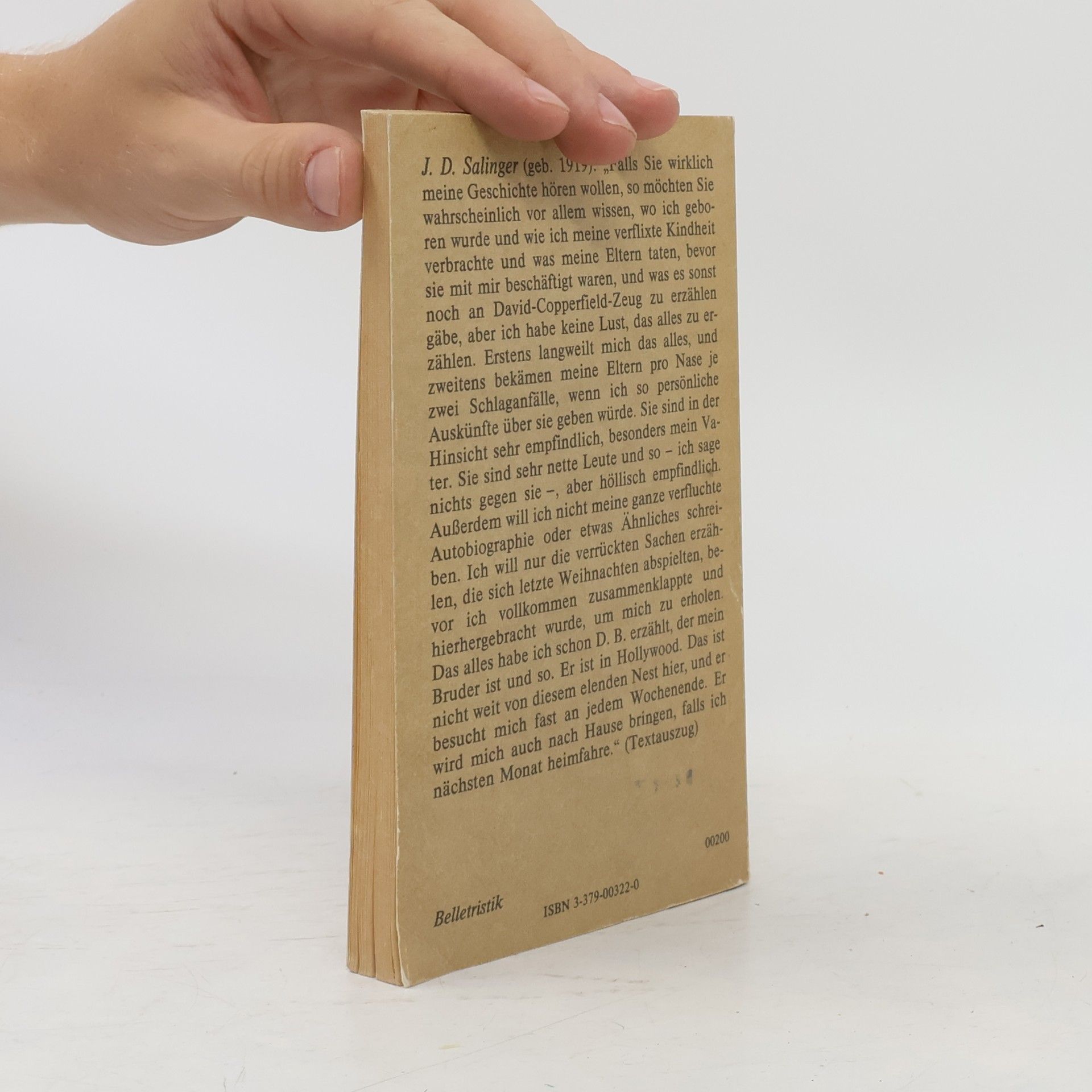 J. D. Salinger Der Fänger im Roggen