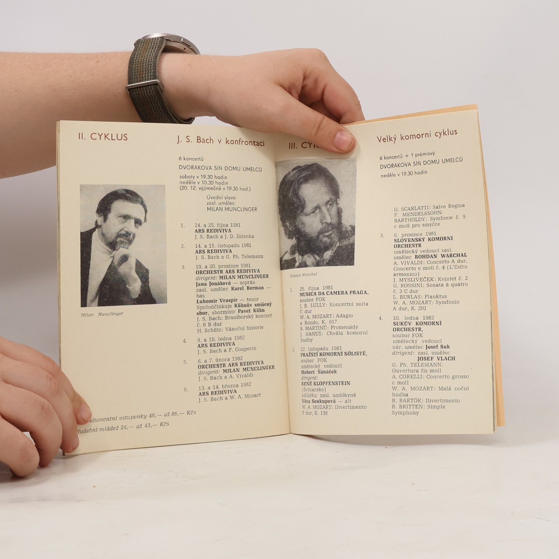 kolektiv Symfonický orchestr hlavního města Prahy 47. konzertní sezóna 1981-82