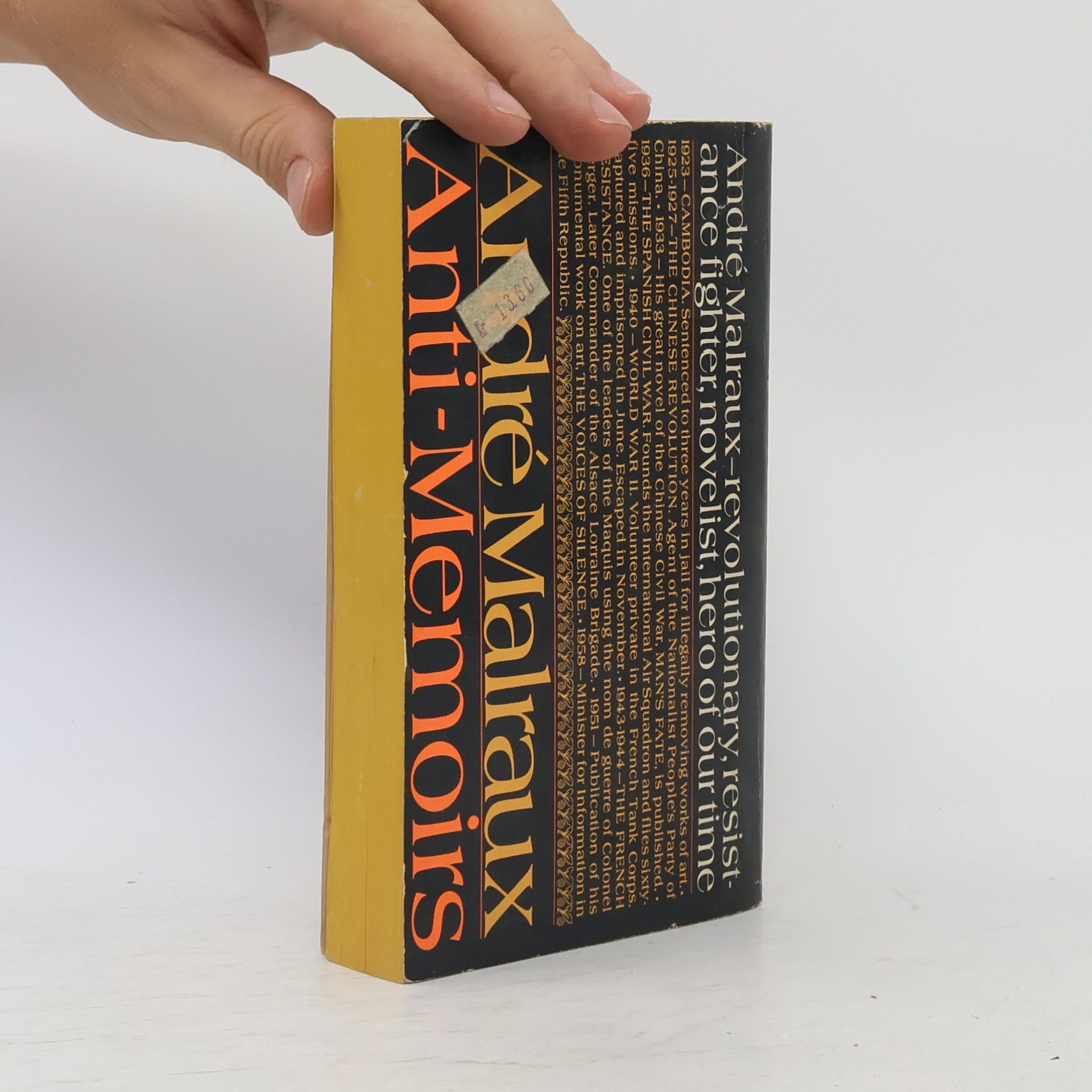 André Malraux Anti-Memoirs