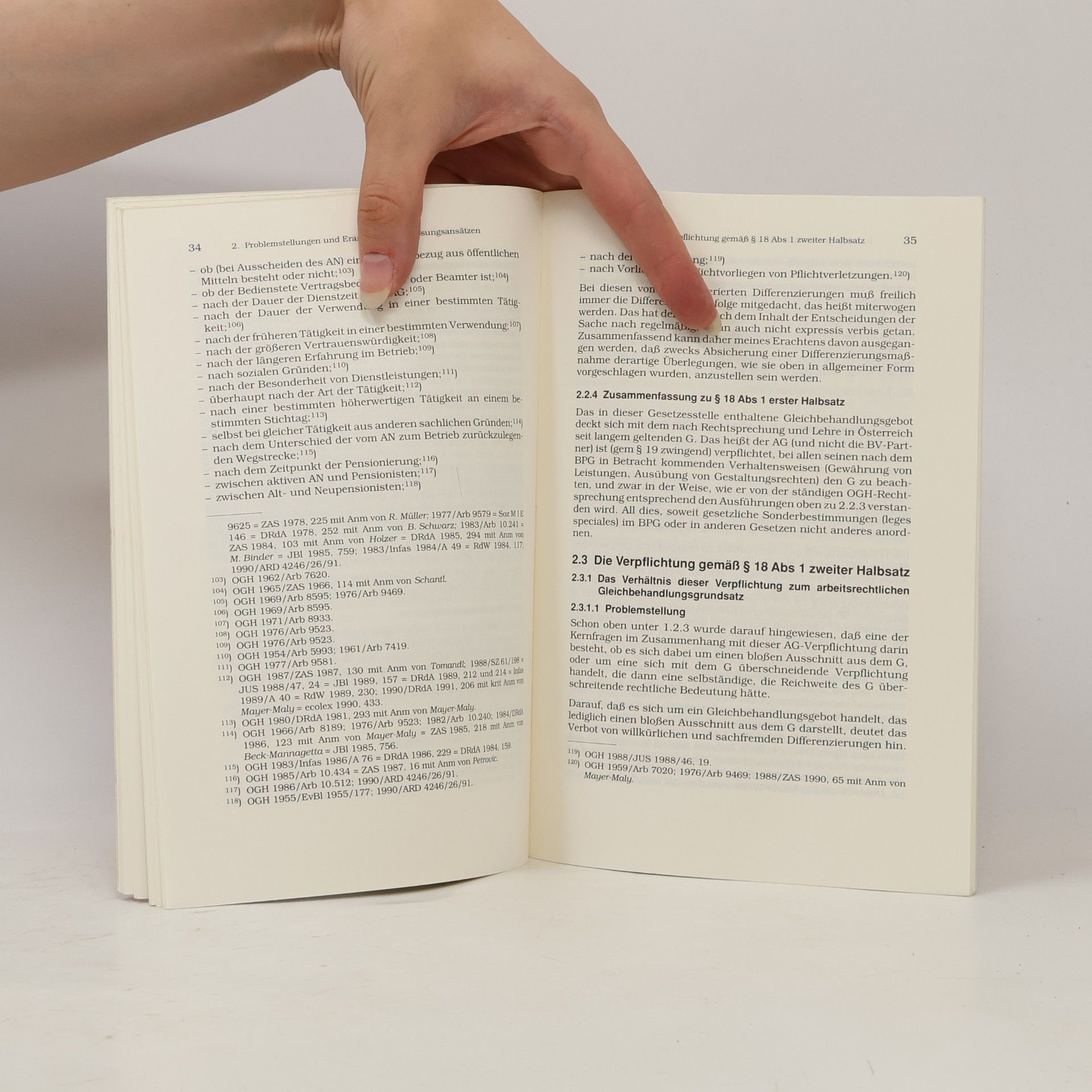 Rudolf Strasser Betriebspension und Gleichbehandlung