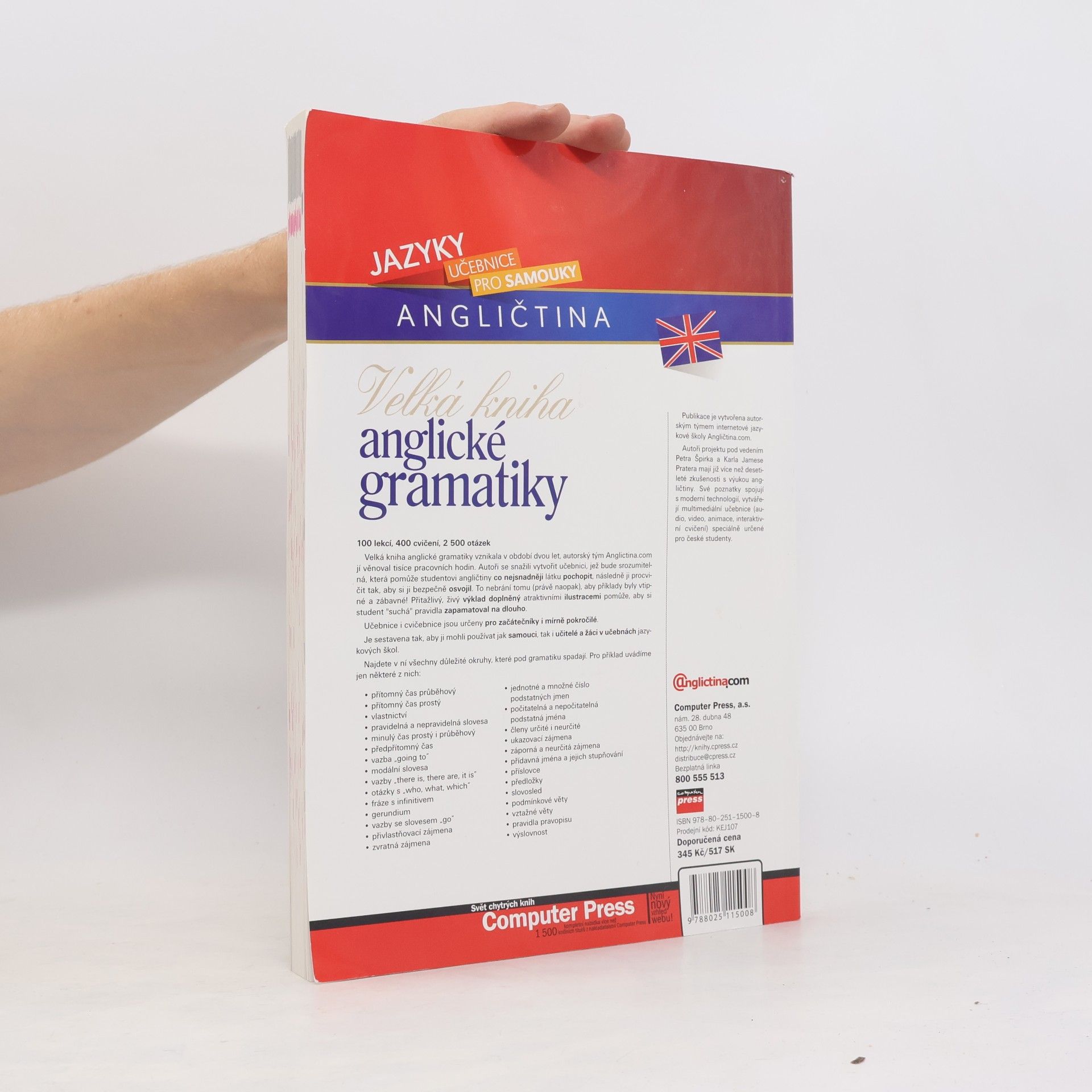 Various authors Velká kniha anglické gramatiky