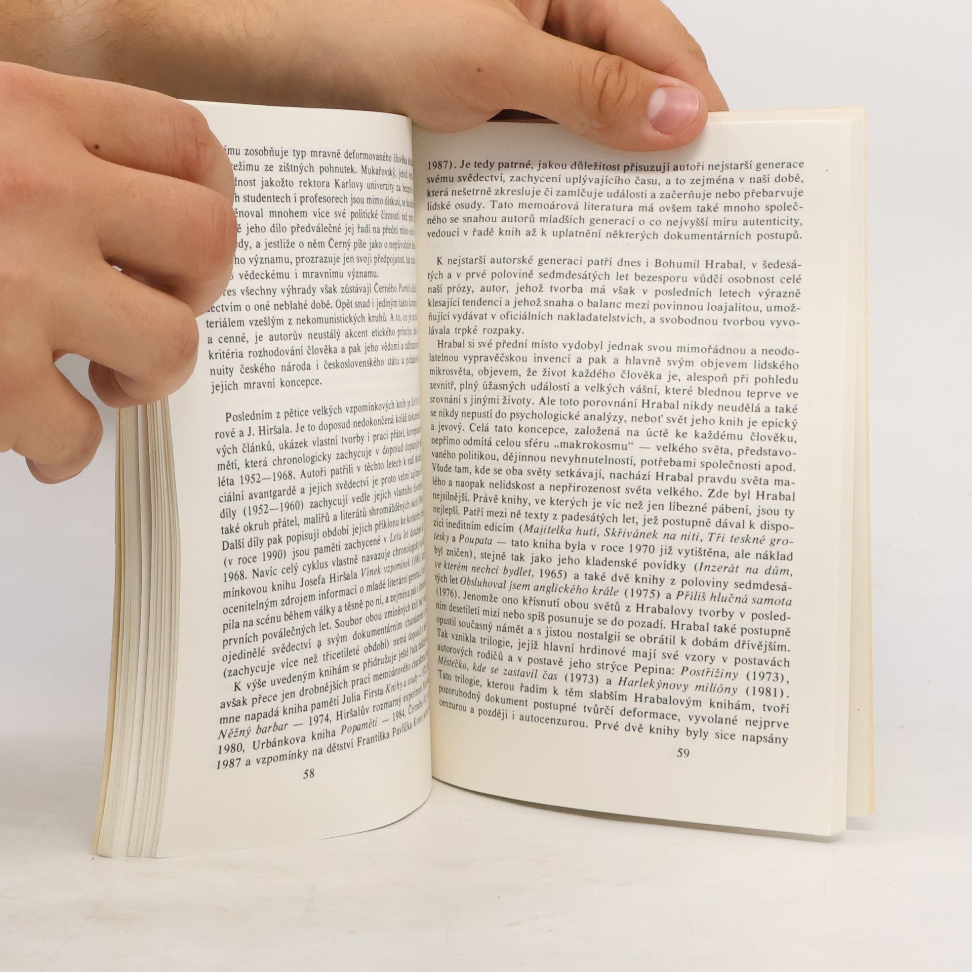Vladimír Pistorius Stárnoucí literatura: česká literatura 1969-1989