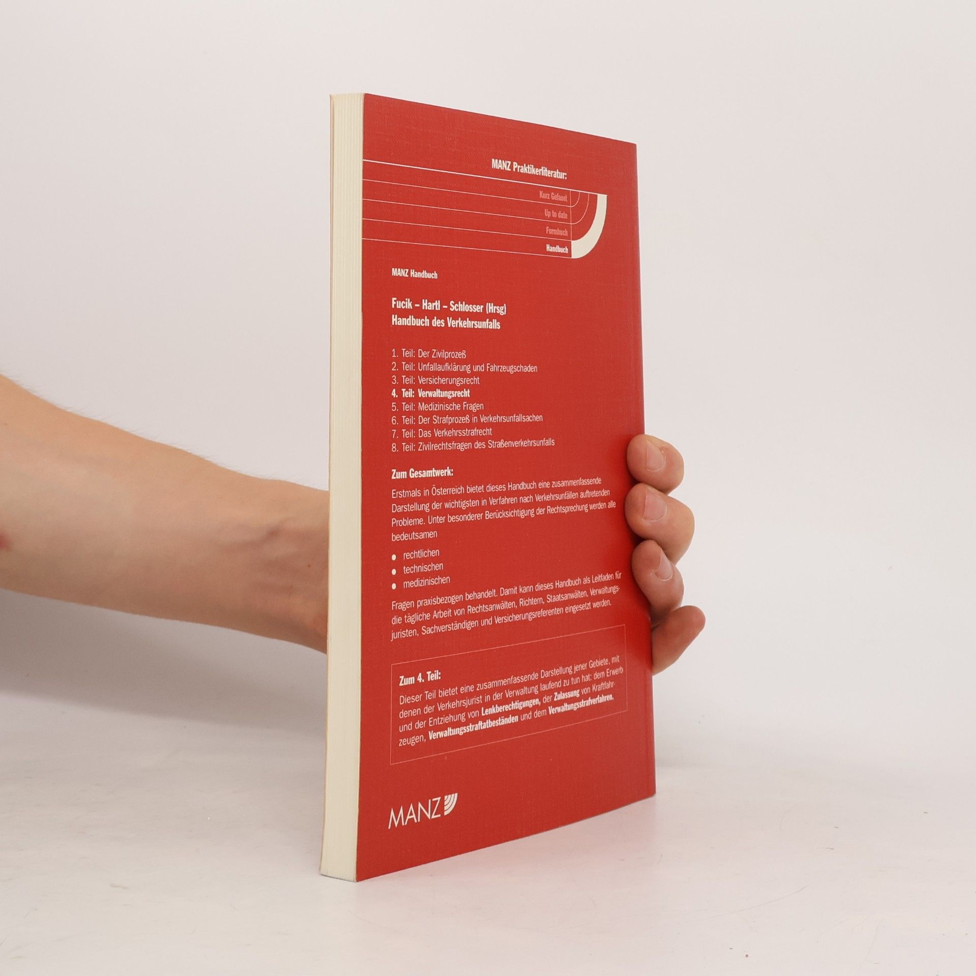 Peter Suchanek Handbuch des Verkehrsunfalls 4. Teil