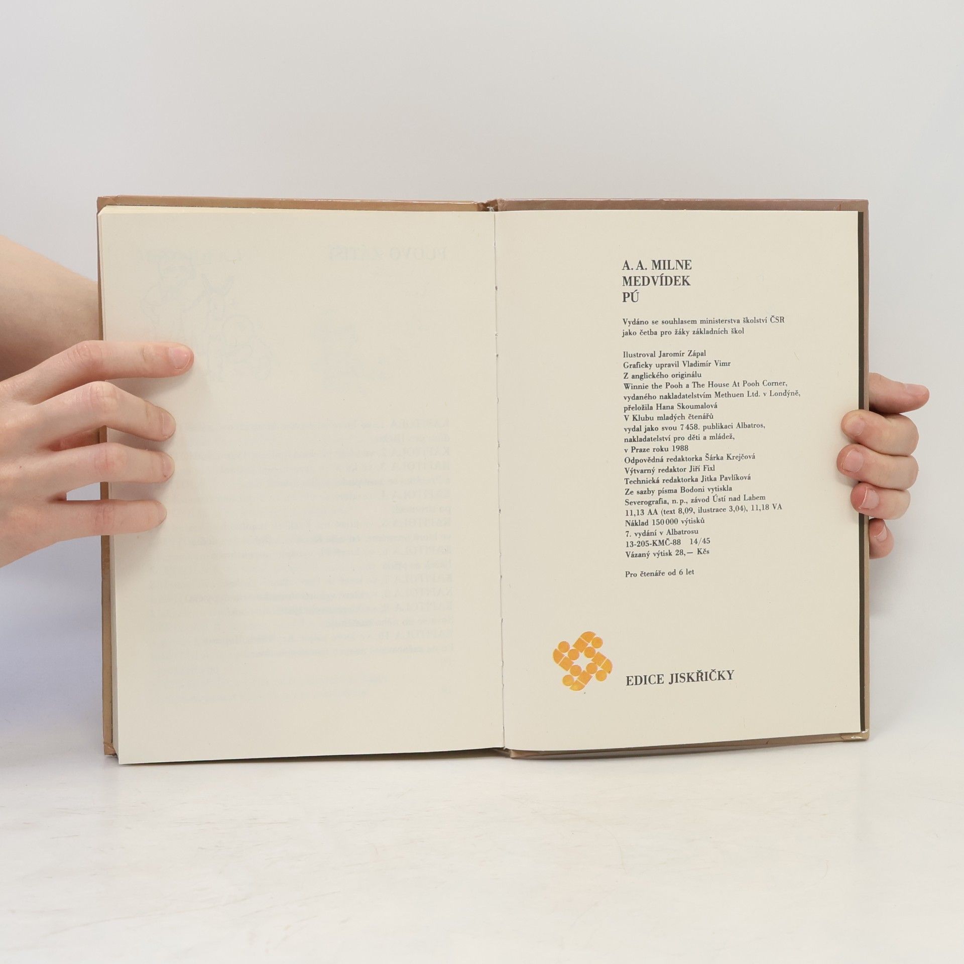 A. A. Milne Medvídek Pú