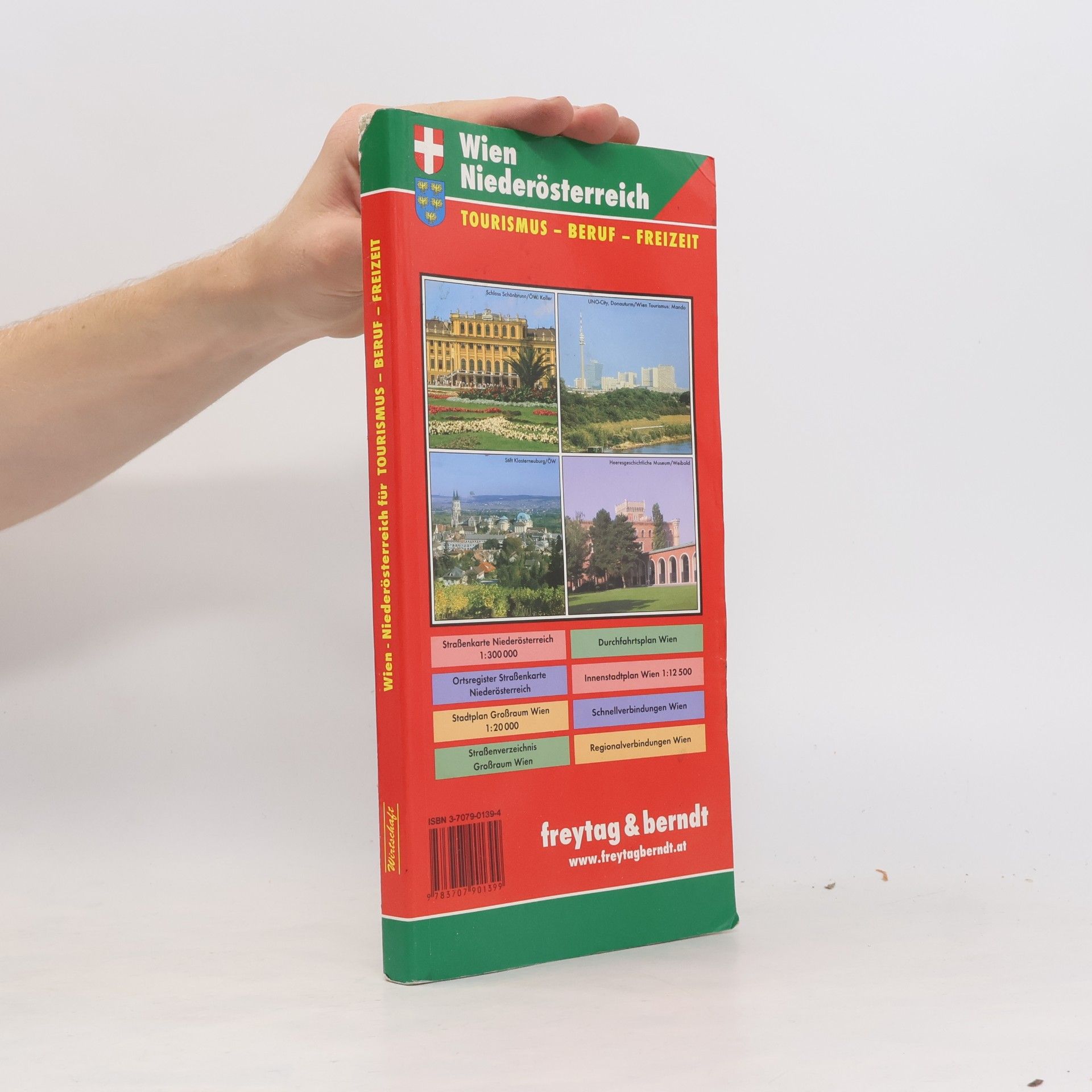 Freytag-Berndt und Artaria Wien - Niederösterreich Atlas