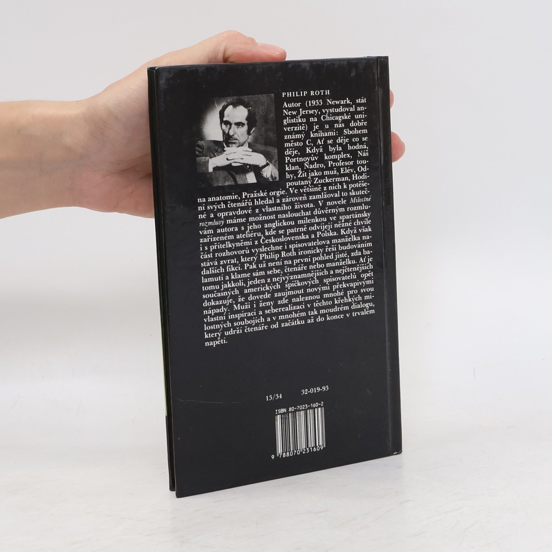Philip Roth Milostné rozmluvy