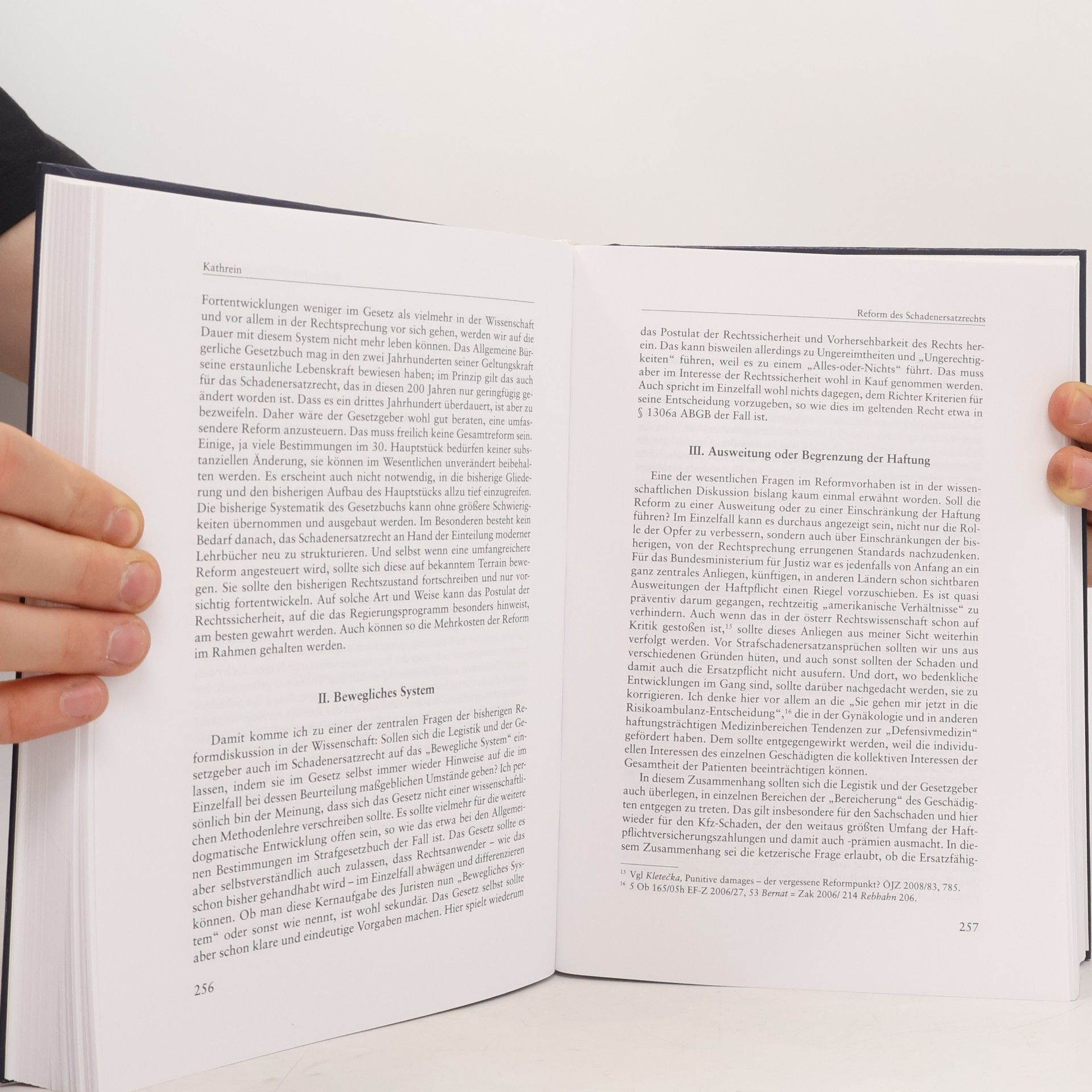 Rudolf Reischauer Haftung und Versicherung