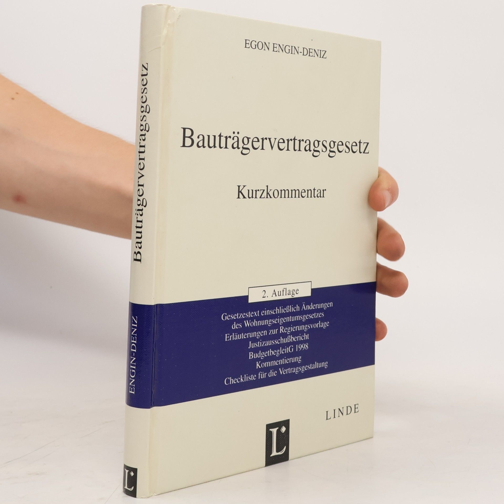 Egon Engin-Deniz Bauträgervertragsgesetz