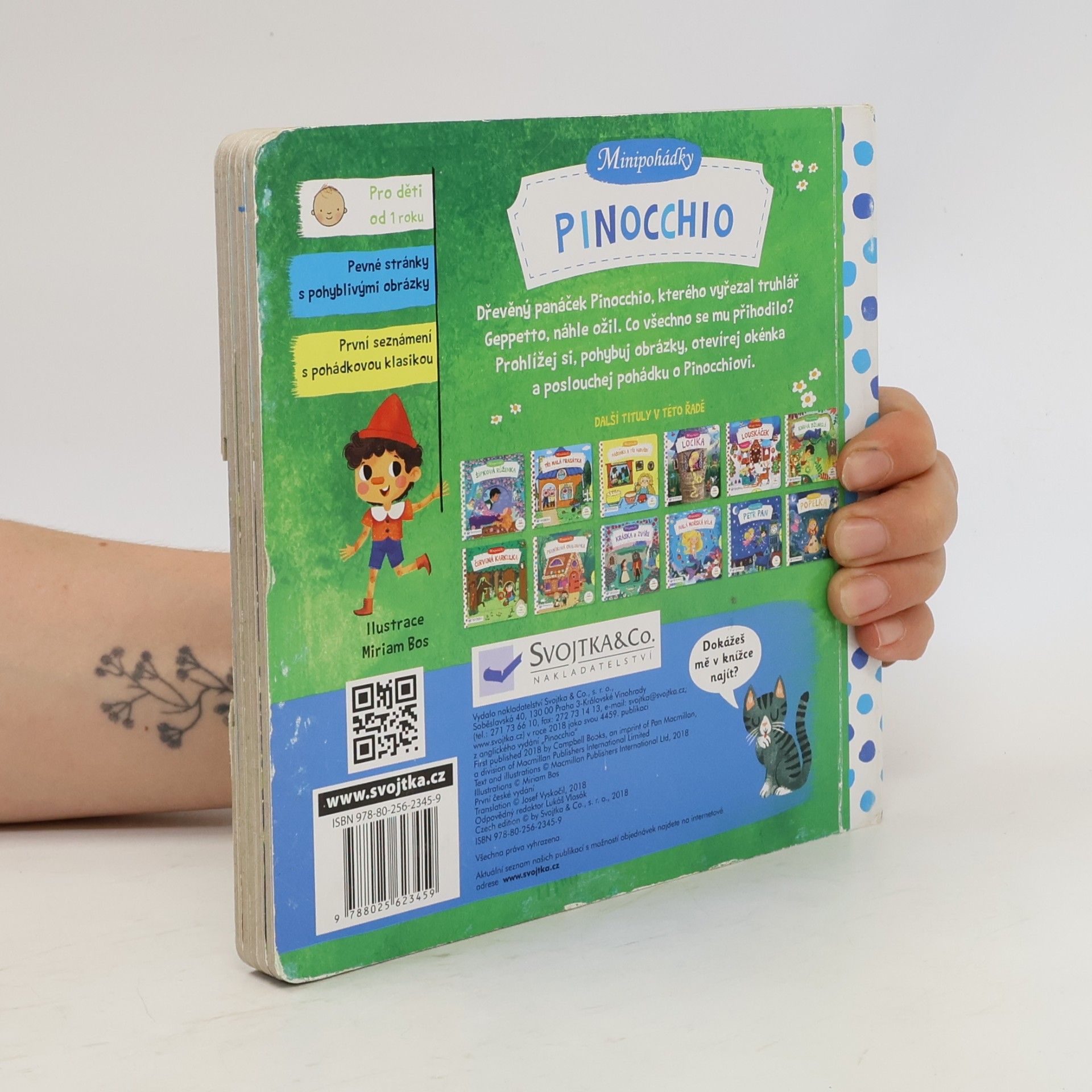 Miriam Bos Minipohádky: Pinocchio