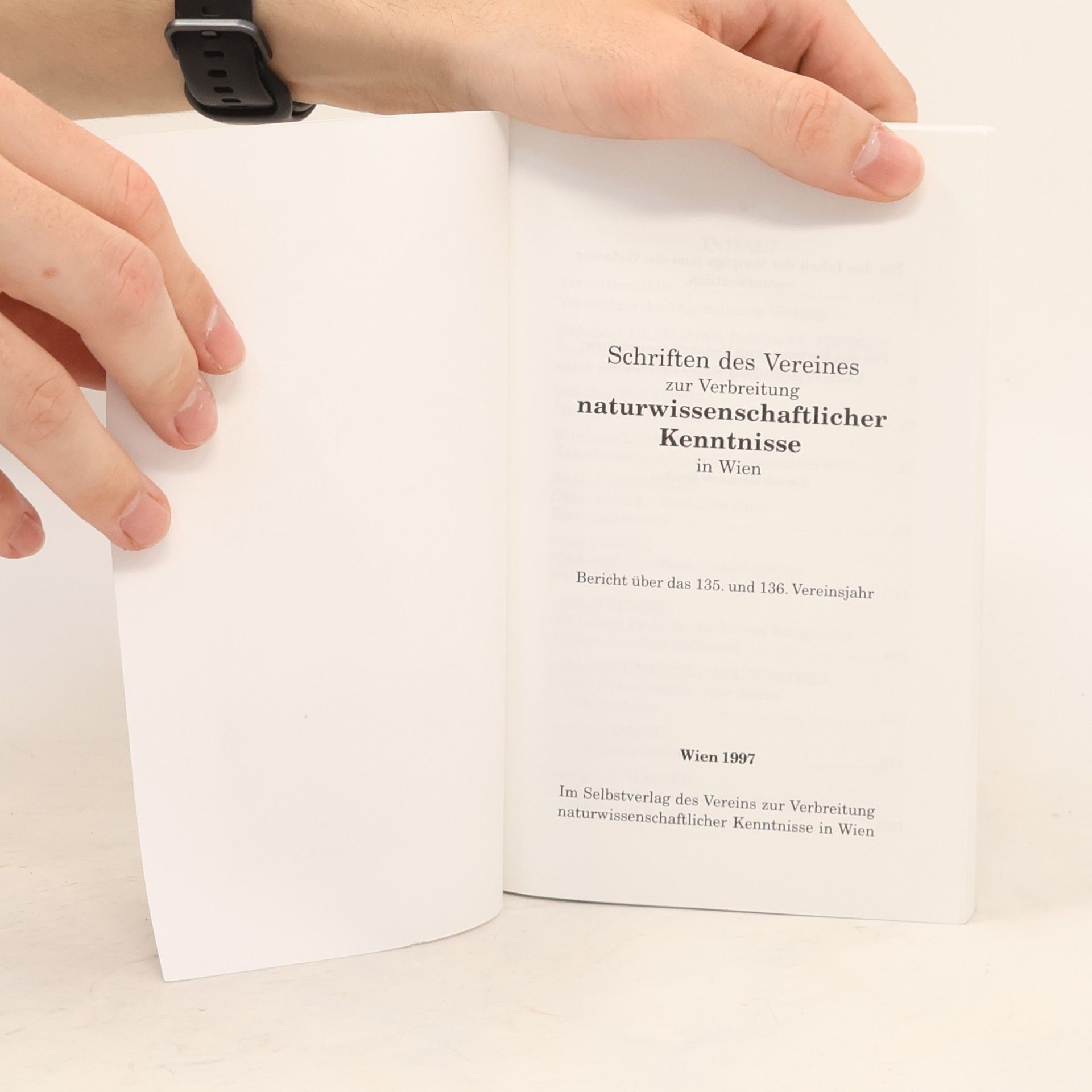 kolektiv Schriften des Vereines zur Verbreitung naturwissenschaftlicher Kenntnisse in Wien