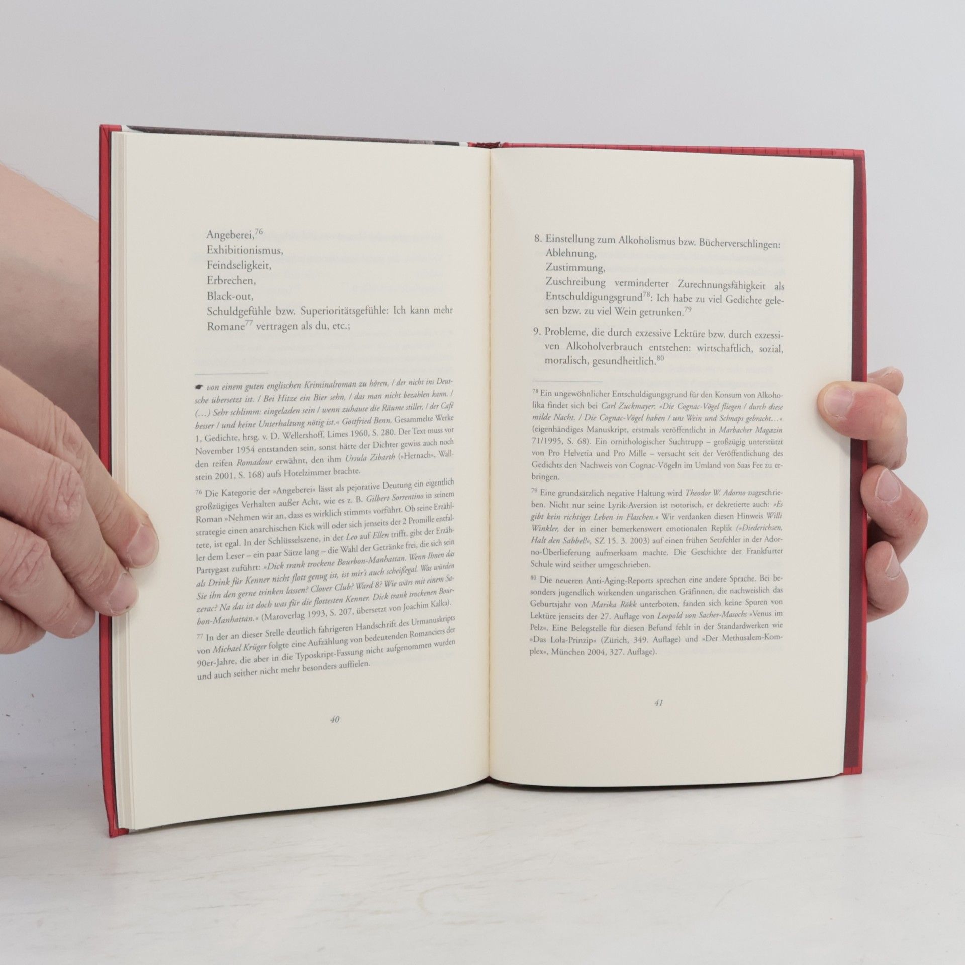 Michael Krüger Literatur und Alkohol
