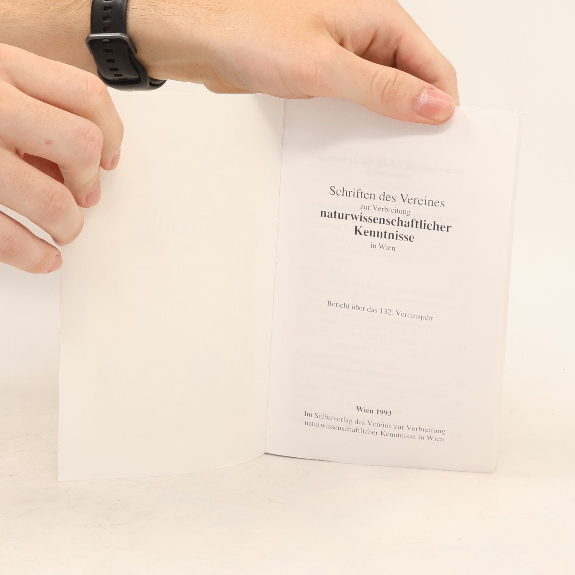 kolektiv Schriften des Vereines zur Verbreitung naturwissenschaftlicher Kenntnisse in Wien