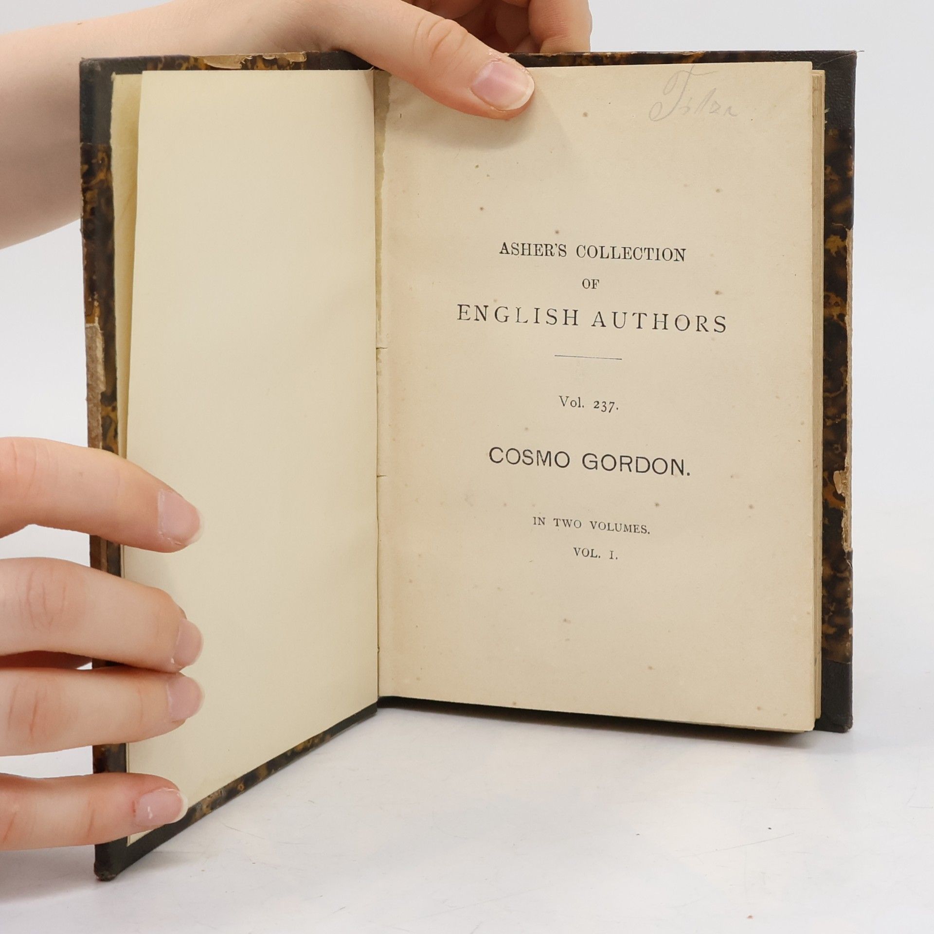 Cosmo Gordon Asher's Collection of English Authors