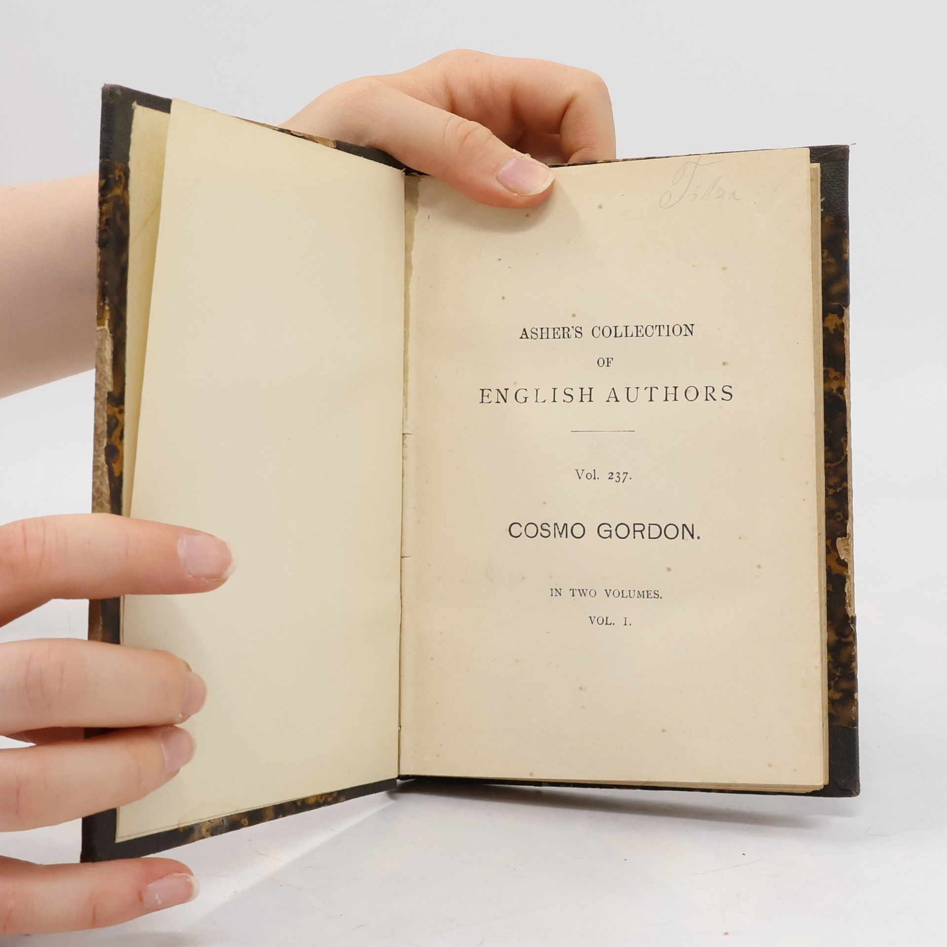 Cosmo Gordon Asher's Collection of English Authors
