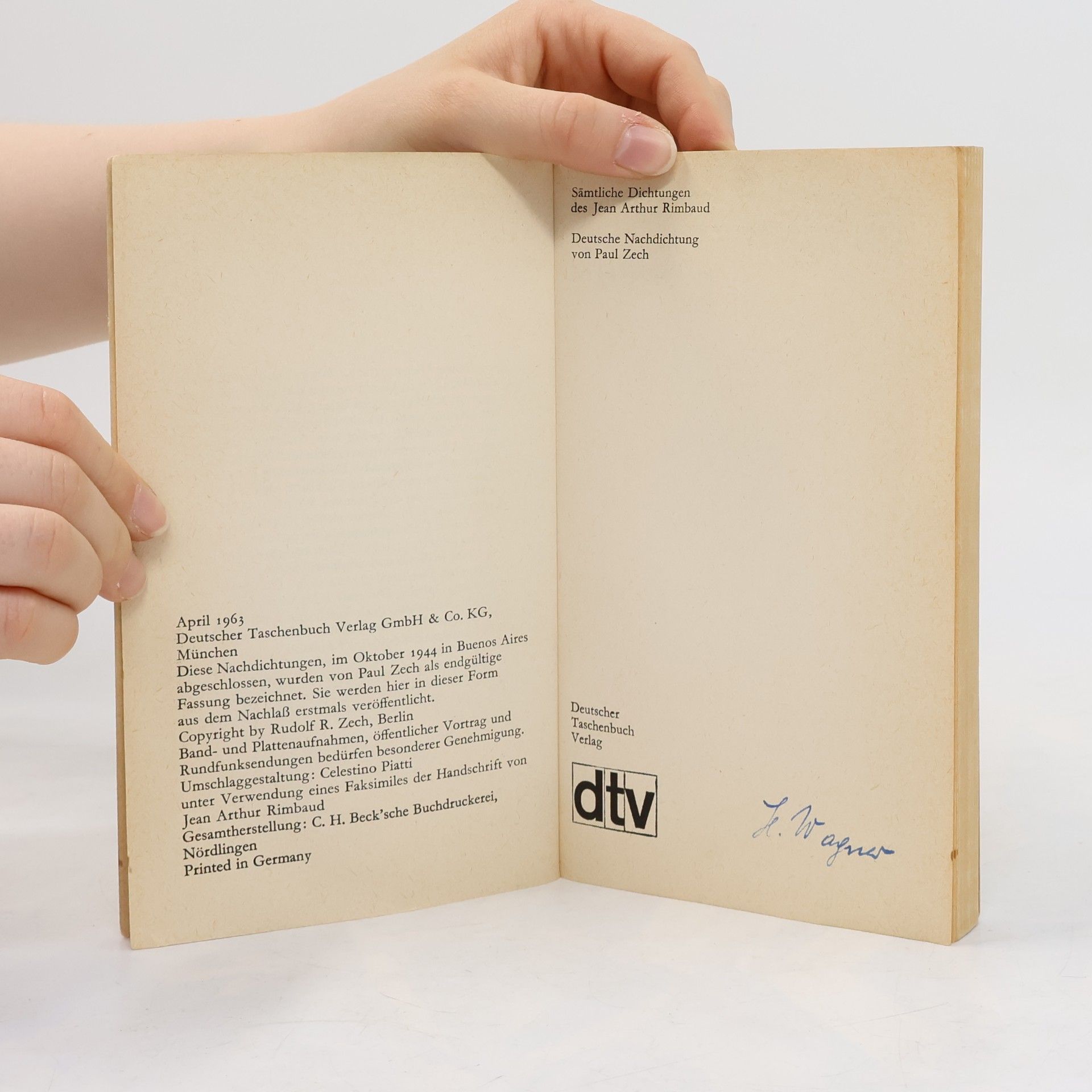 Arthur Rimbaud Sämtliche Dichtungen des Jean Arthur Rimbaud