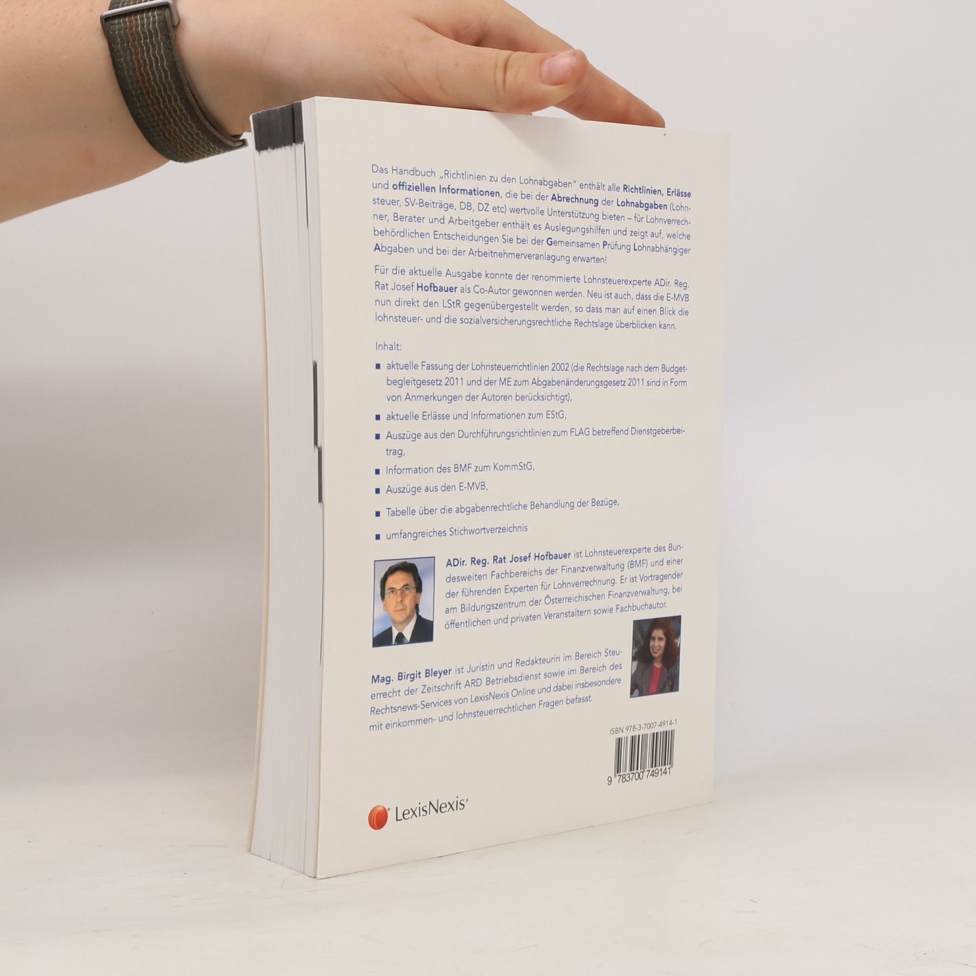 Josef Hofbauer ARD Handbücher - 2: Richtlinien zu den Lohnabgaben