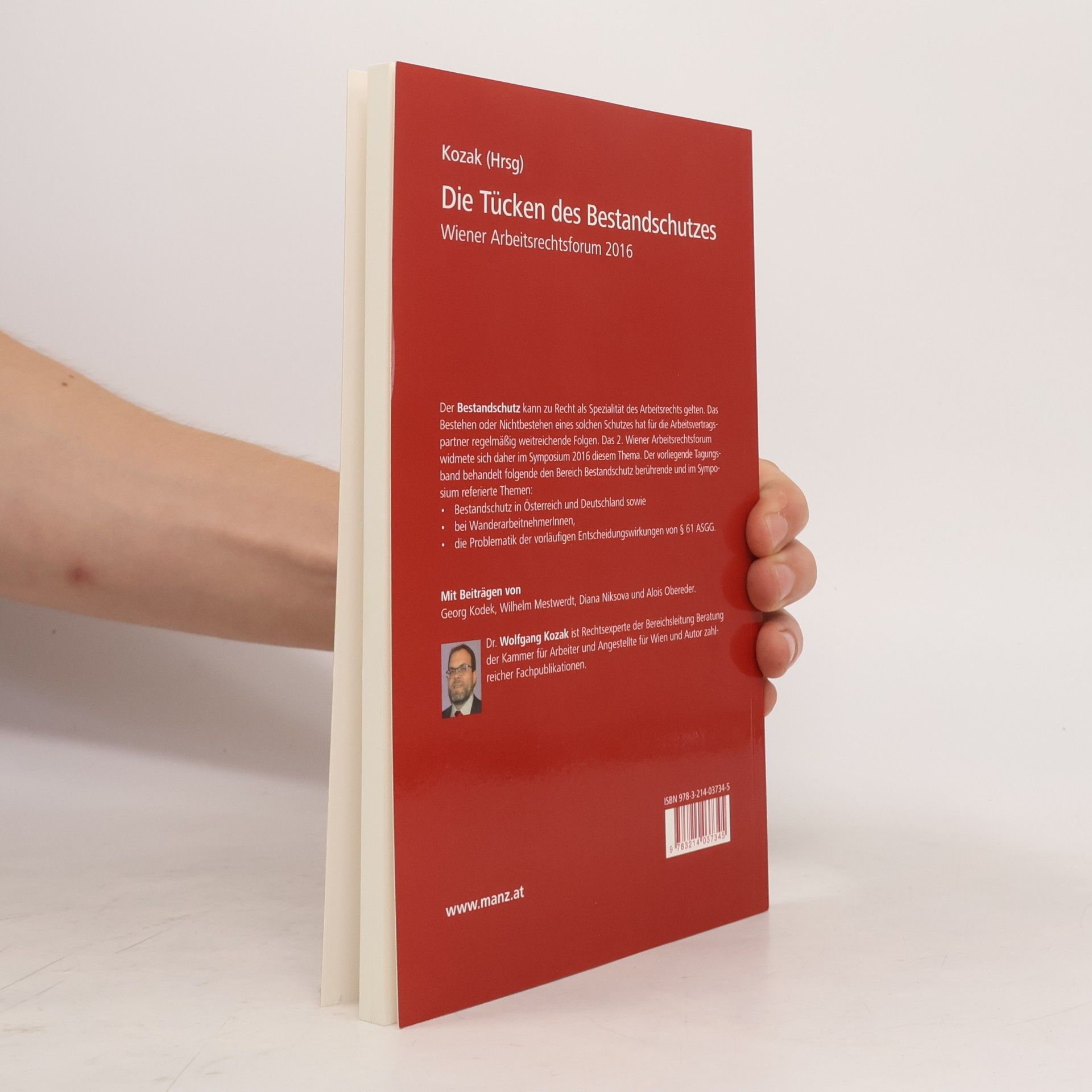 Wolfgang Kozak Die Tücken des Bestandschutzes
