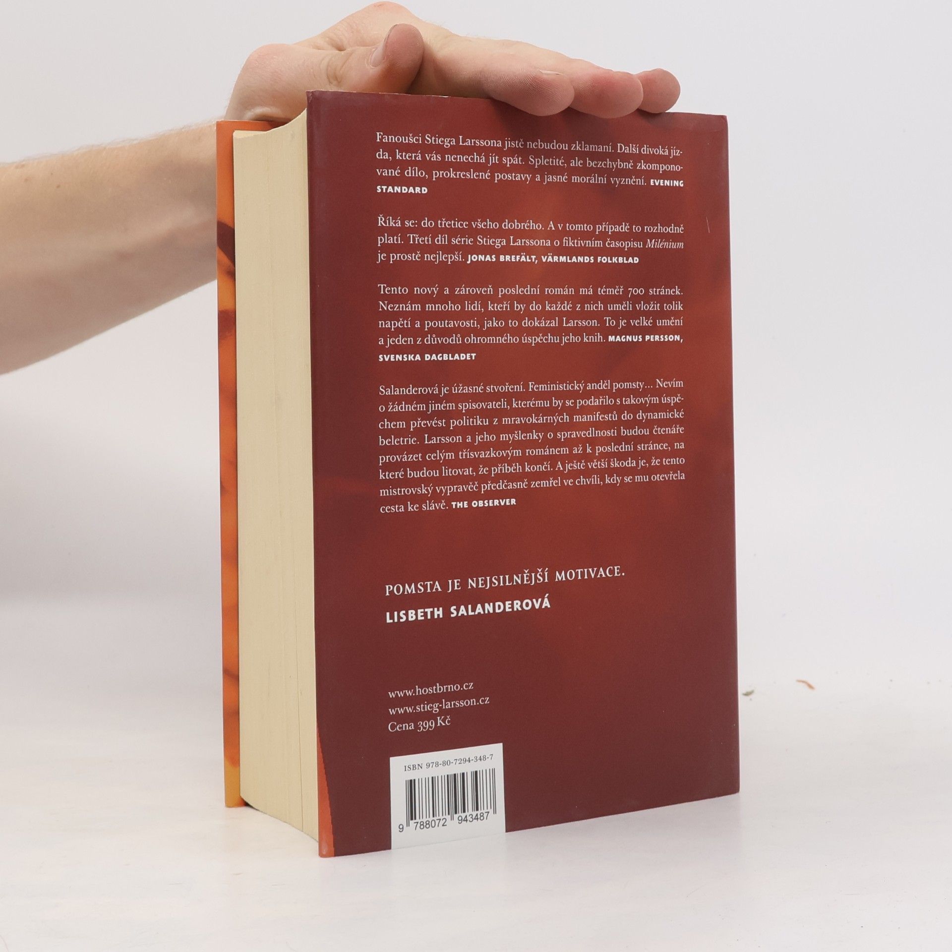 Stieg Larsson Dívka, která kopla do vosího hnízda