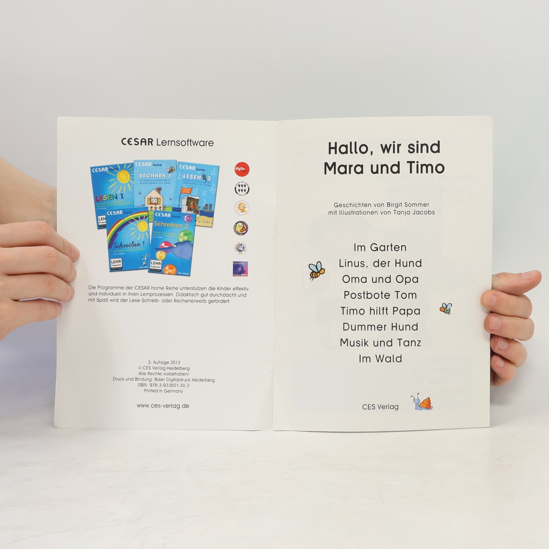 Birgit Sommer Selber lesen - A: Hallo, wir sind Mara und Timo
