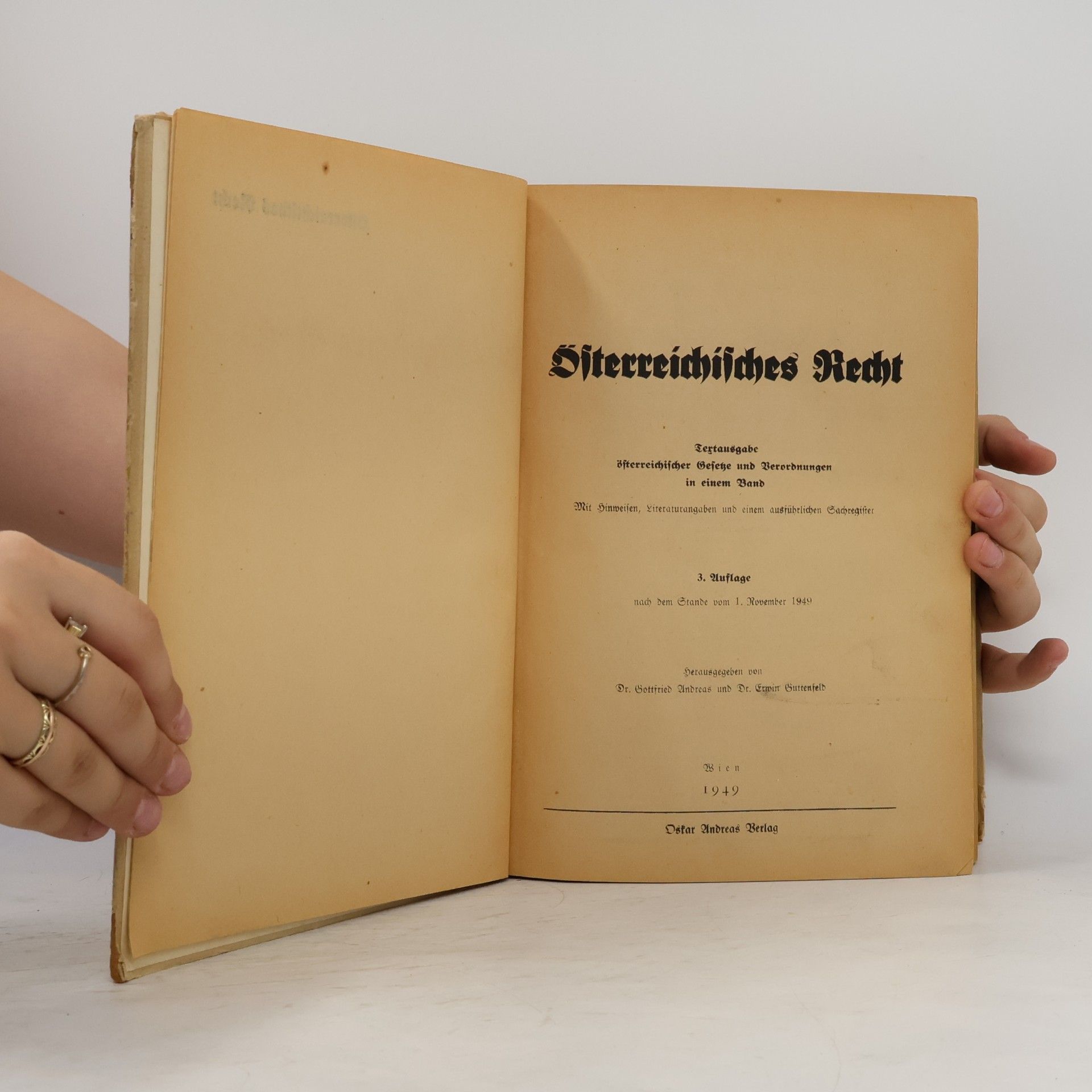Autorenkollektiv Osterreichisches Recht