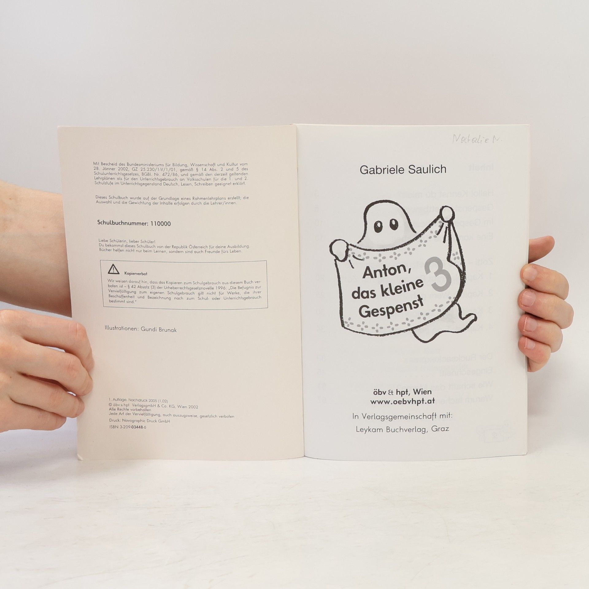Gabriele Saulich Anton, das kleine Gespenst 3