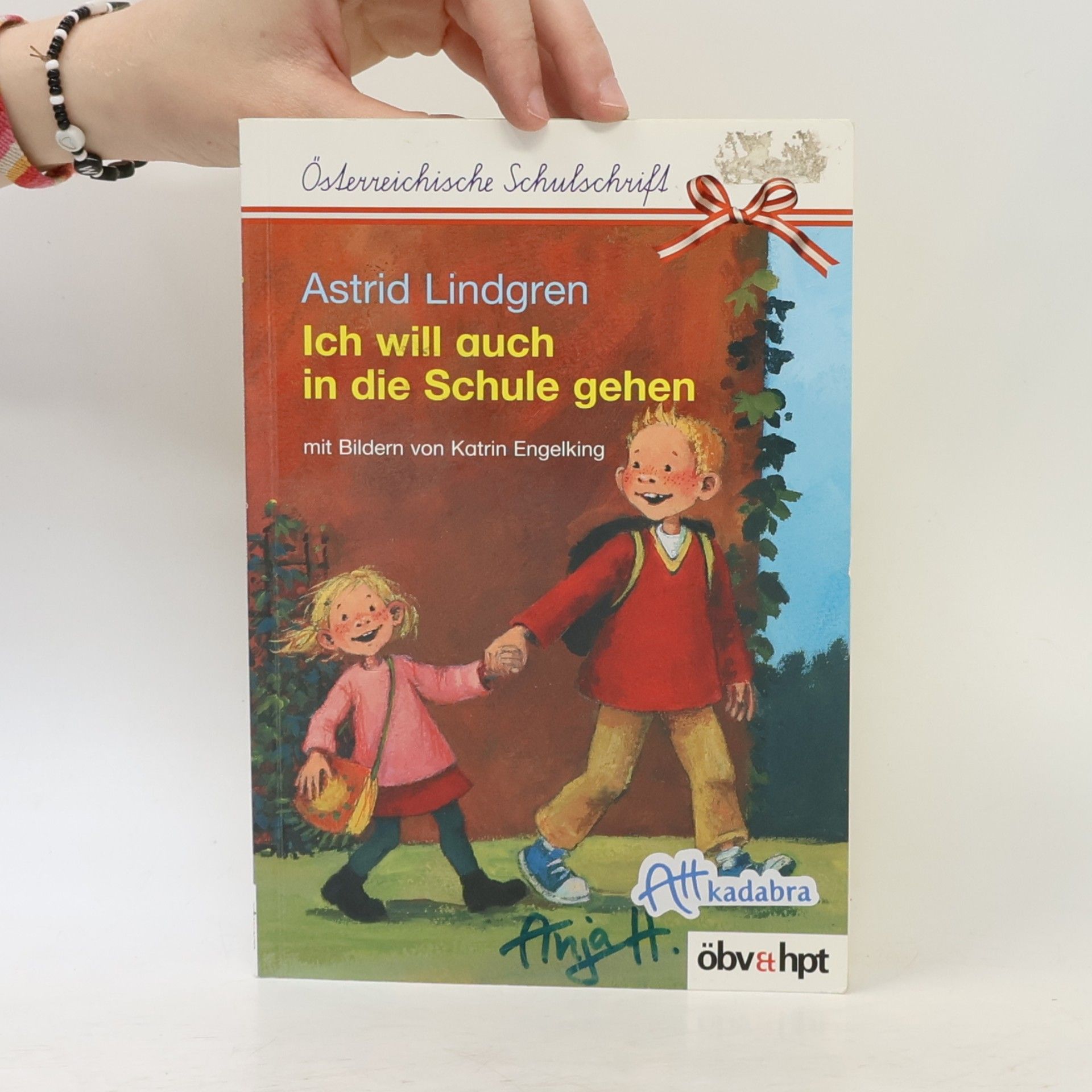 Astrid Lindgren Ich will auch in die Schule gehen, Österreichische Schulschrift