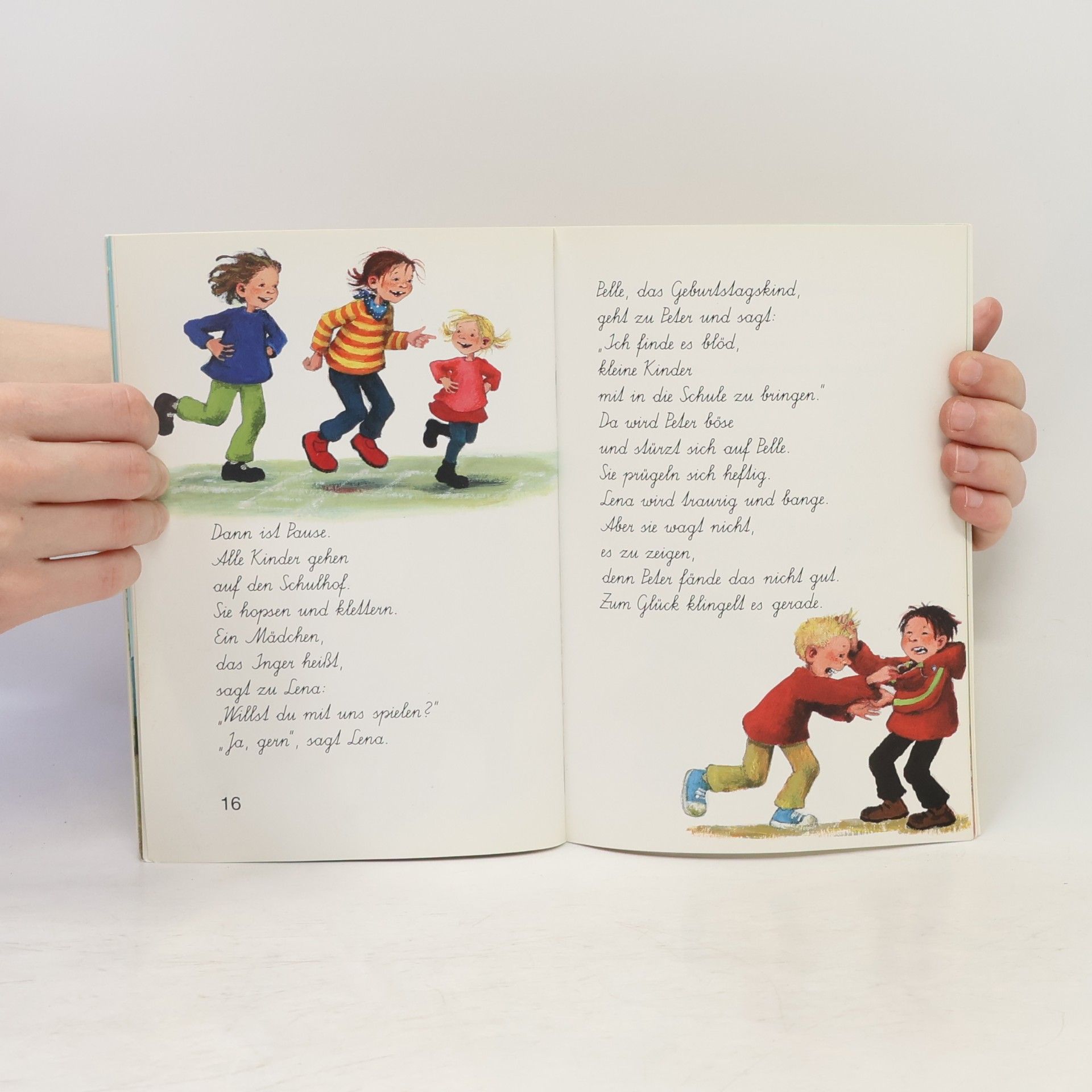 Astrid Lindgren Ich will auch in die Schule gehen, Österreichische Schulschrift
