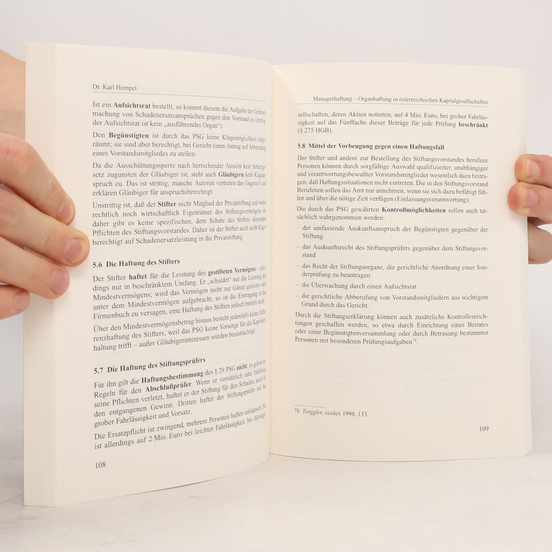 Europäische Anwaltsvereinigung DACH Schriftenreihe - 18: Managerhaftung: 25. Tagung der DACH in Salzburg vom 20. bis 22. September 2001