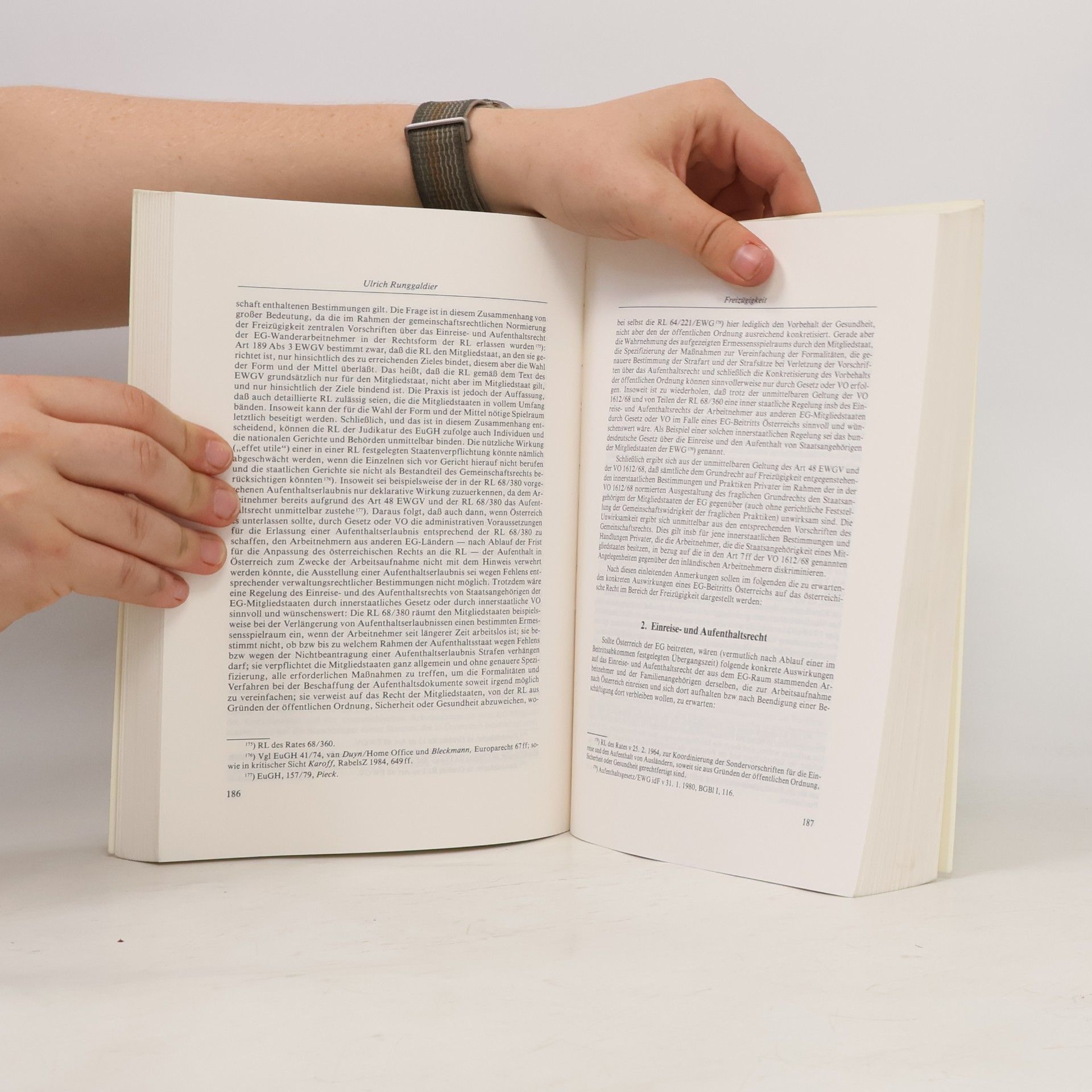 Ulrich Runggaldier Schriftenreihe des Forschungsinstituts für Europafragen - 2: Österreichisches Arbeitsrecht und das Recht der EG