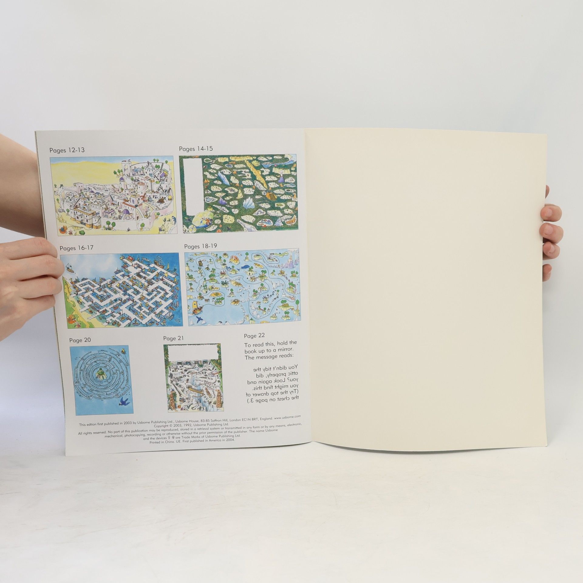 Kim Blundell Usborne Activities: Treasure Mazes